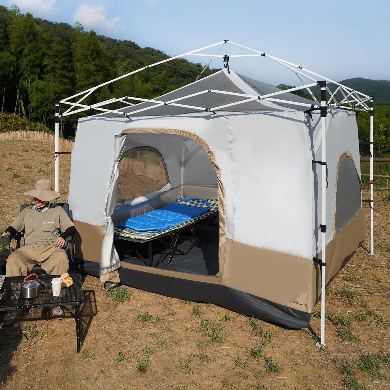 Carpa de Camping REDCAMP 6 Personas 2.9x2.9m Impermeable