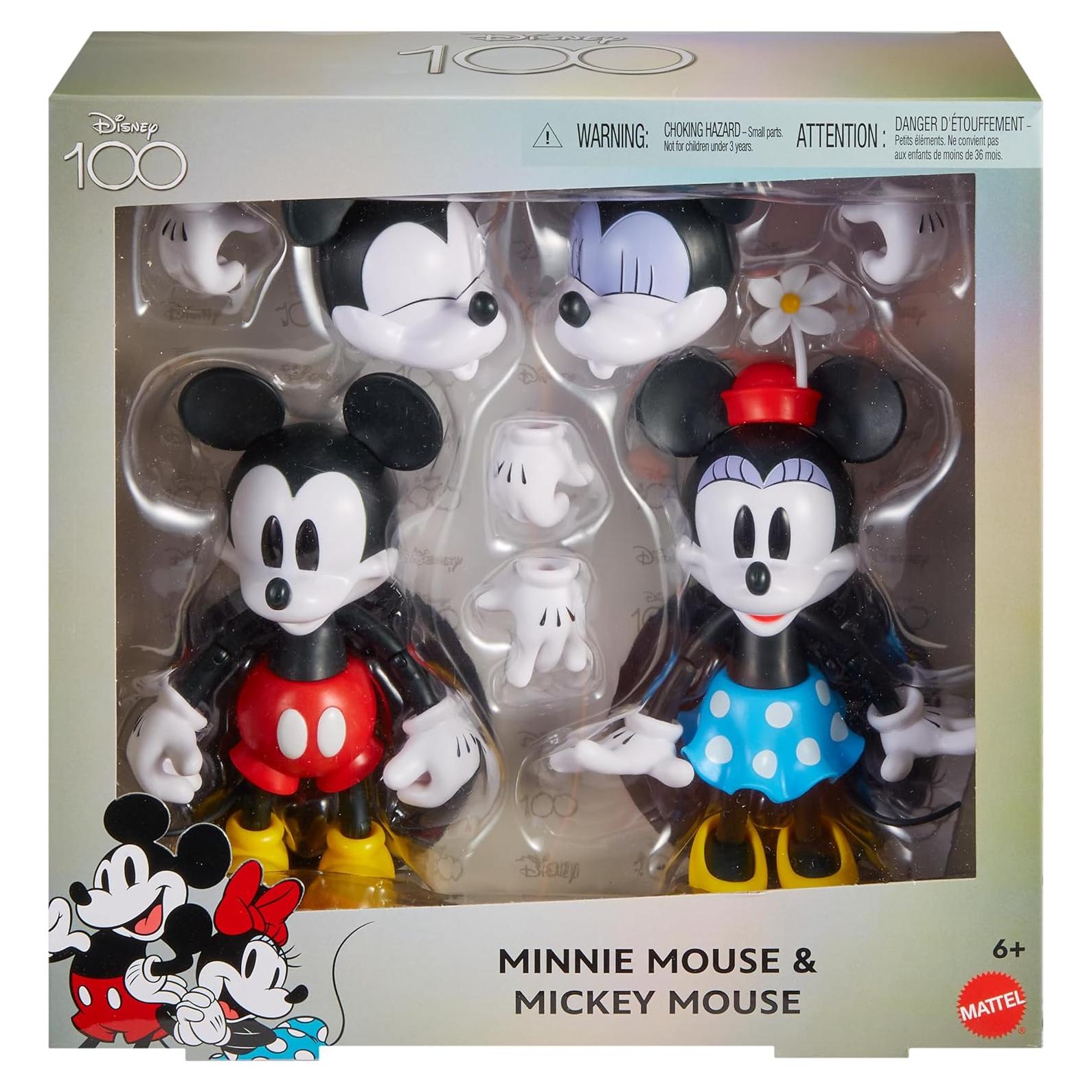 Figuras de Acción Coleccionables Mattel Disney 100 Mickey Minnie