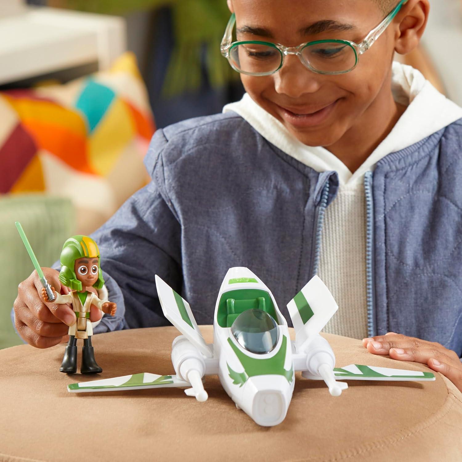 Figura de Acción Star Wars Kai Brightstar 10 cm con Nave Estelar