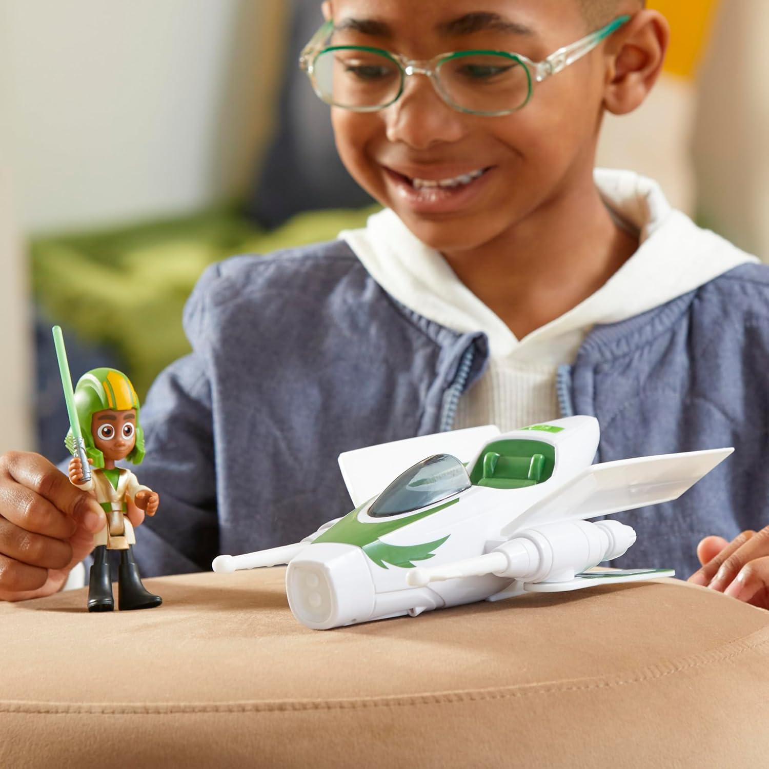 Figura de Acción Star Wars Kai Brightstar 10 cm con Nave Estelar