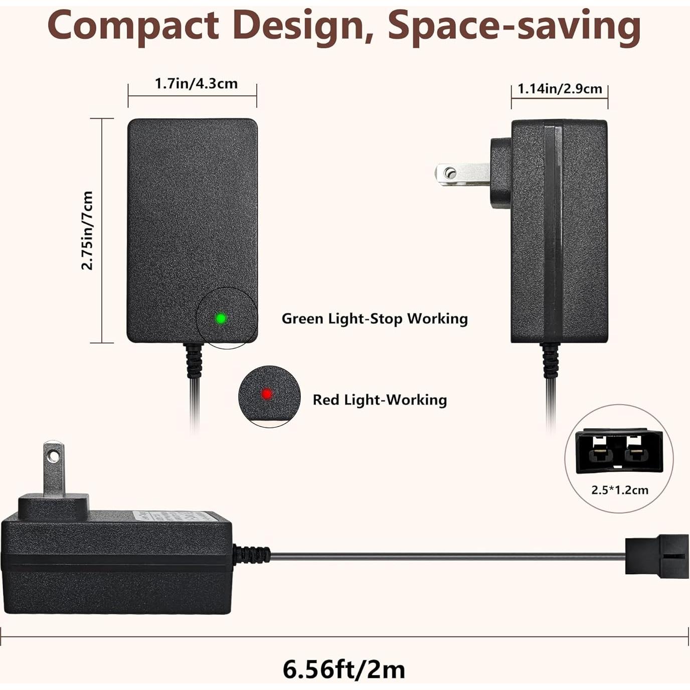 Cargador de Batería 6V GnoTis para Power Wheels y Juguetes