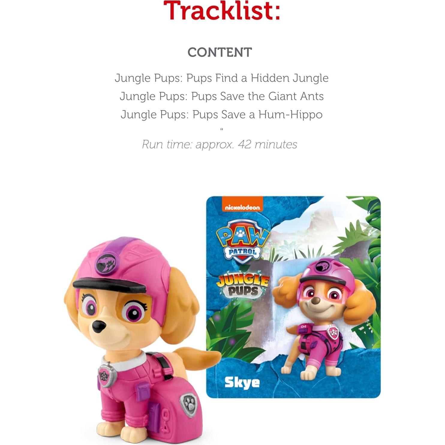 Skye Audio Toy Figurine from PAW Patrol Jungle Pups
