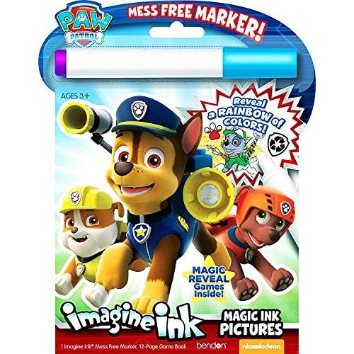 Set de 3 Libros para Colorear Imagine Ink Bendon - Spidey, Paw Patrol, Mickey