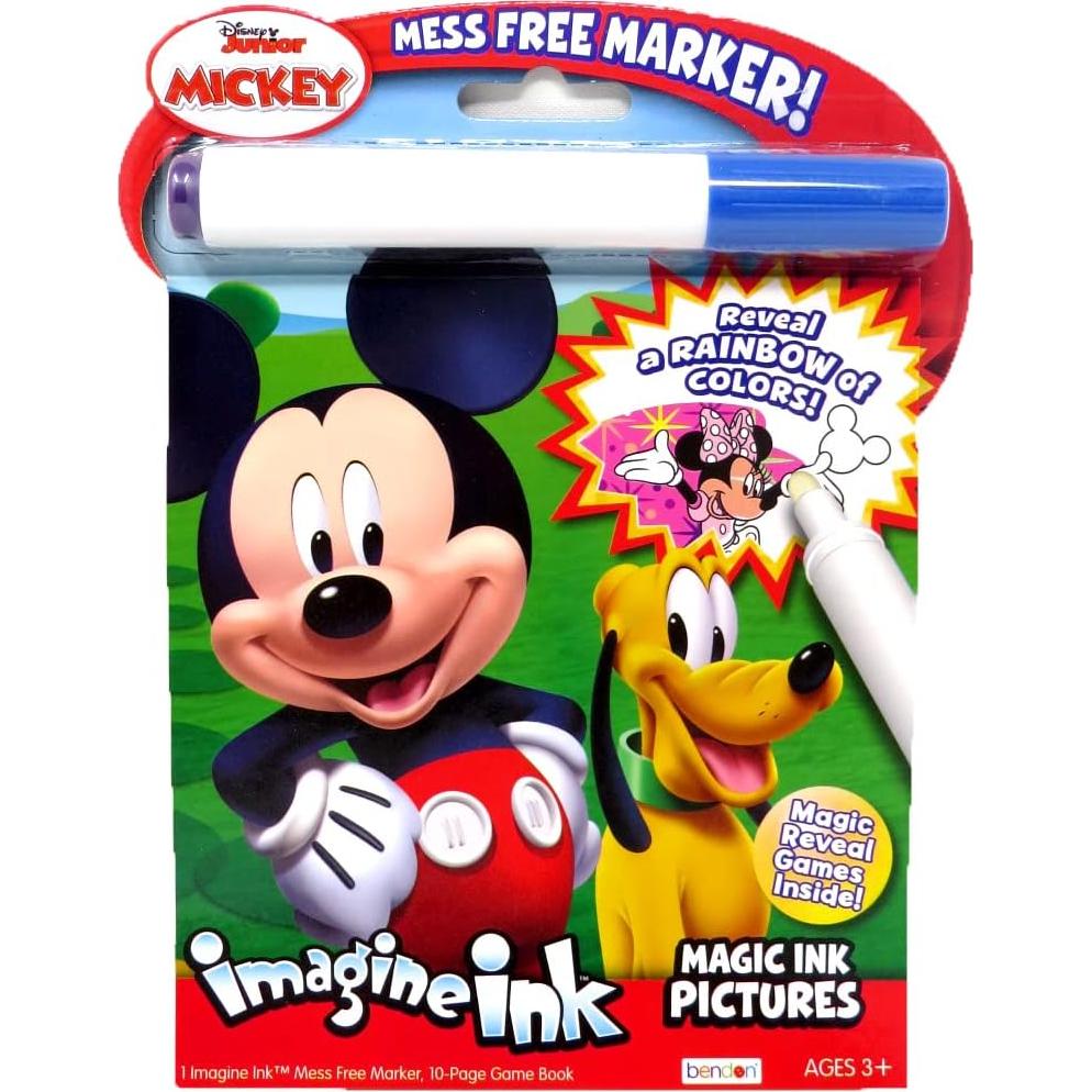 Set de 3 Libros para Colorear Imagine Ink Bendon - Spidey, Paw Patrol, Mickey