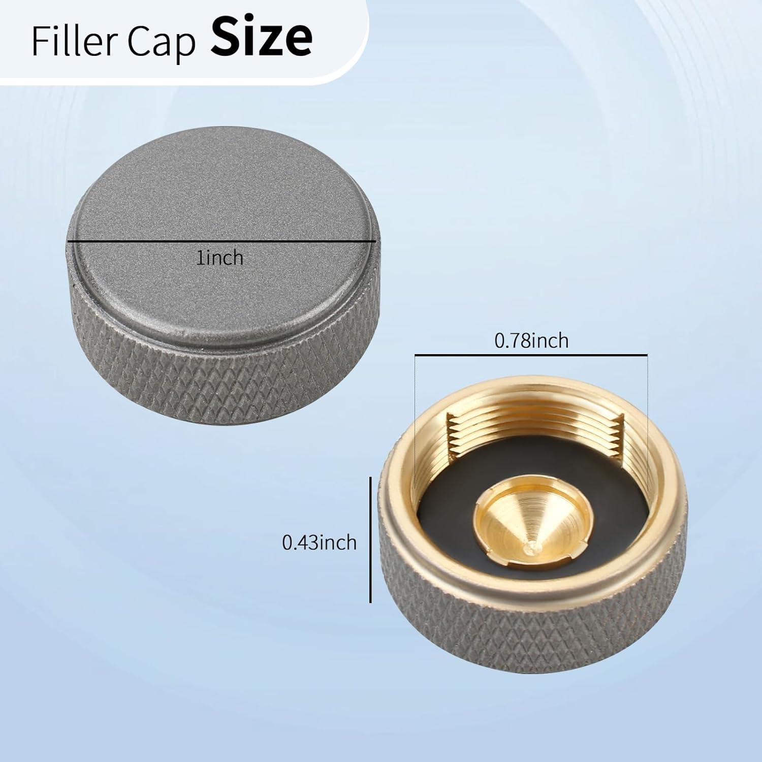 SUNJIKA Filler Cap Replacement for Coleman Lantern Parts - Compatible with Coleman Stove,Model 3000000454 Fuel Cap