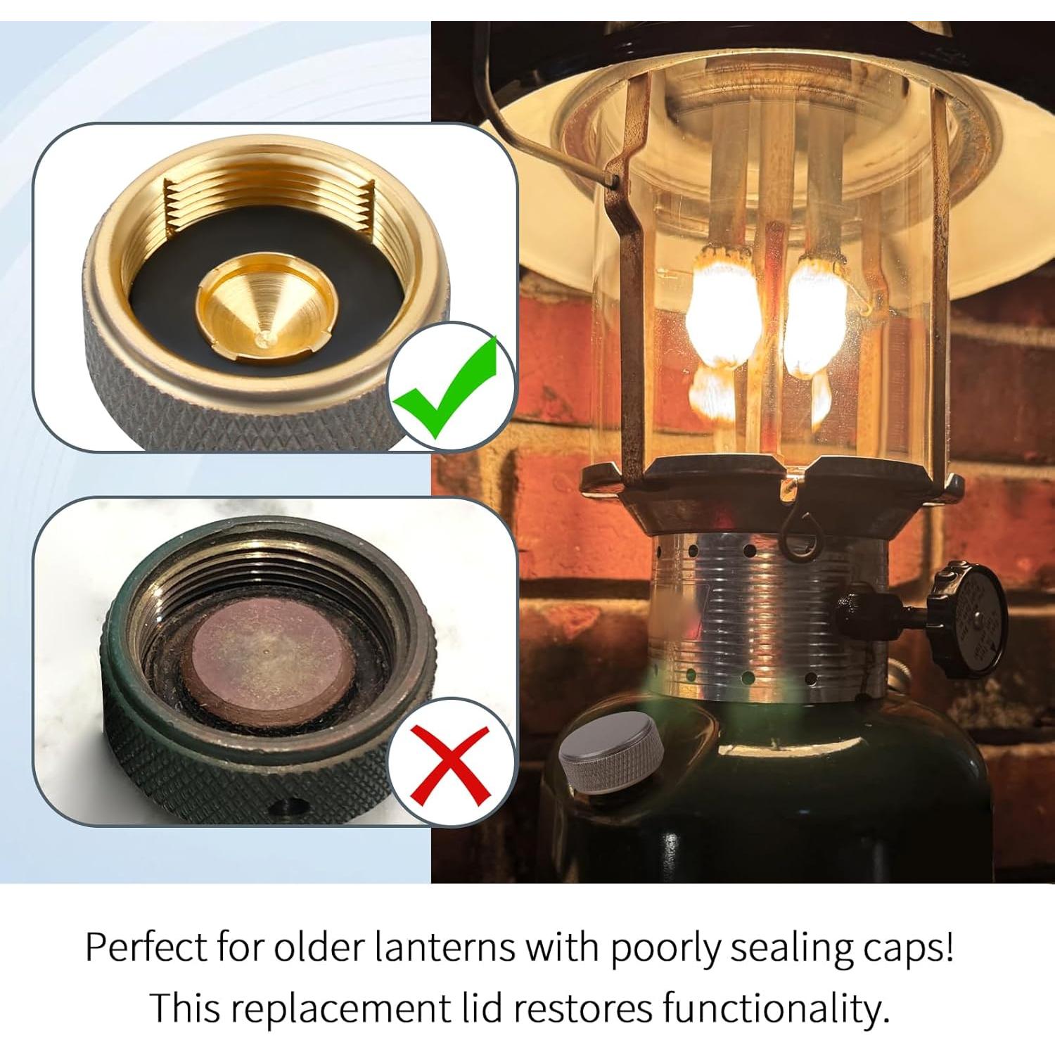 SUNJIKA Filler Cap Replacement for Coleman Lantern Parts - Compatible with Coleman Stove,Model 3000000454 Fuel Cap