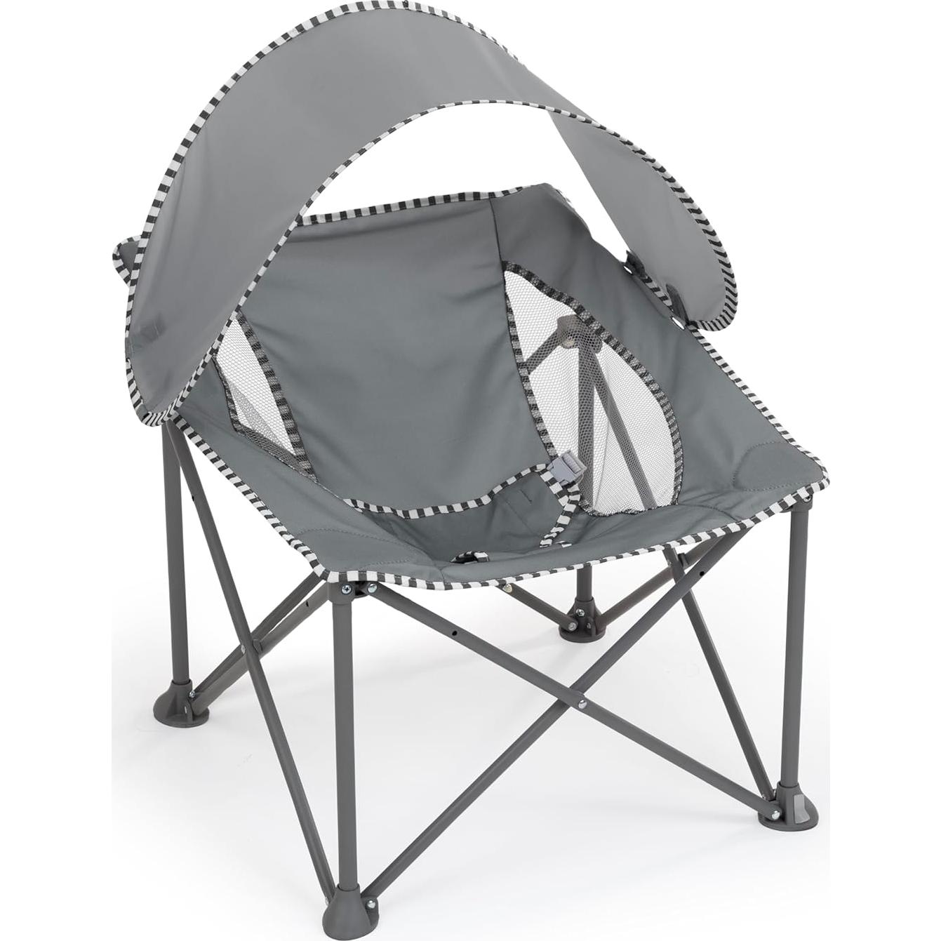 Asiento de Viaje Pop 'N Chill Bright Starts, Gris, 0-6 Meses