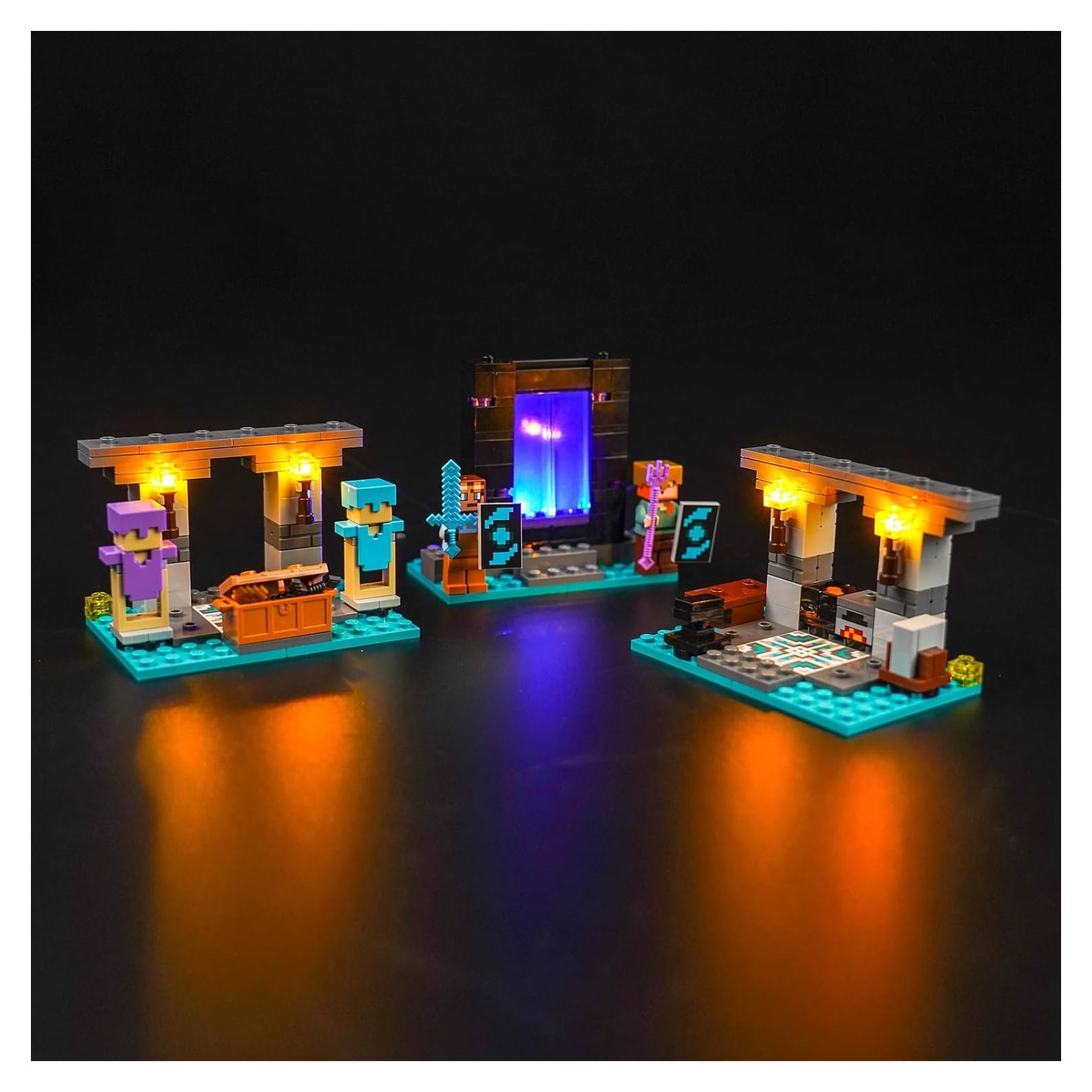 Kit de Luz BrickBling para Lego Mine-Craft 21252 - Iluminación Creativa