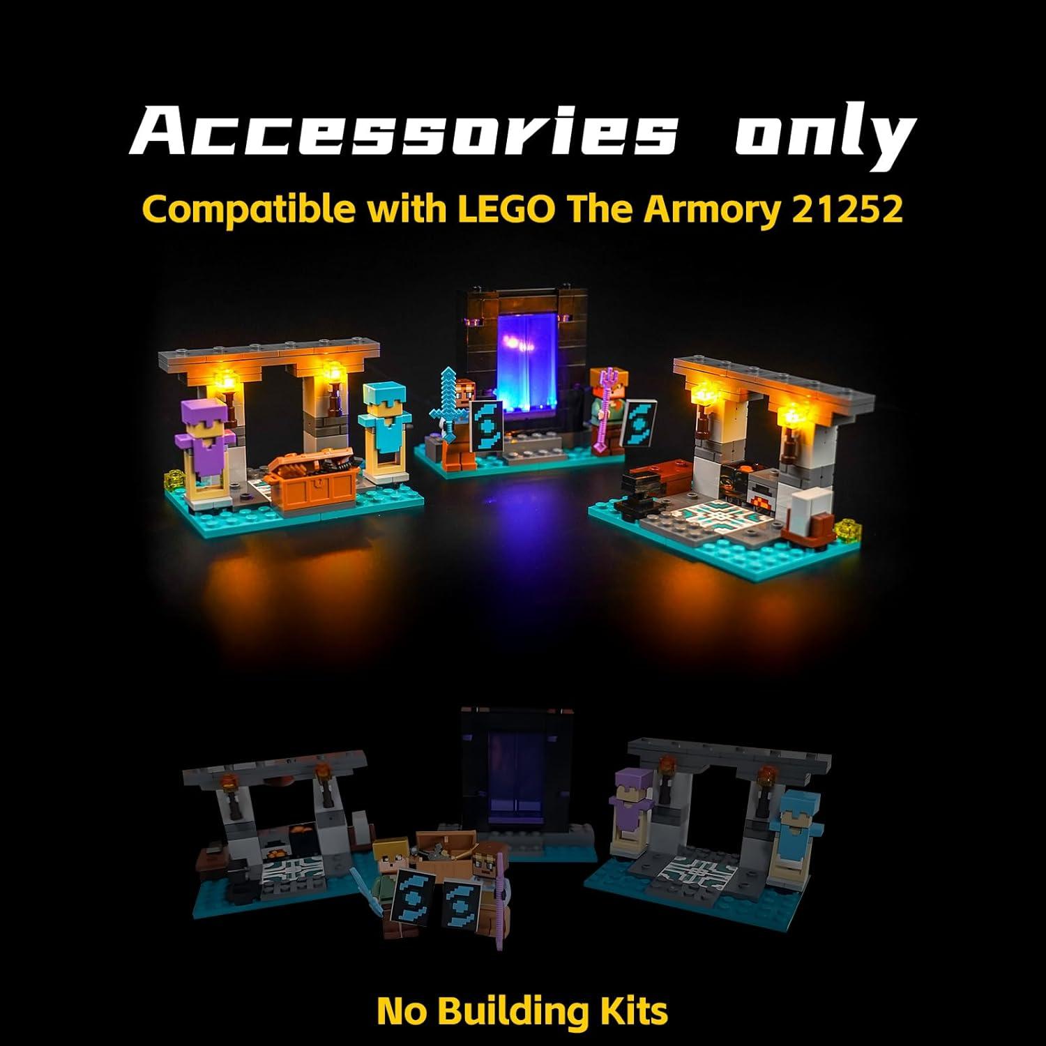 Kit de Luz BrickBling para Lego Mine-Craft 21252 - Iluminación Creativa