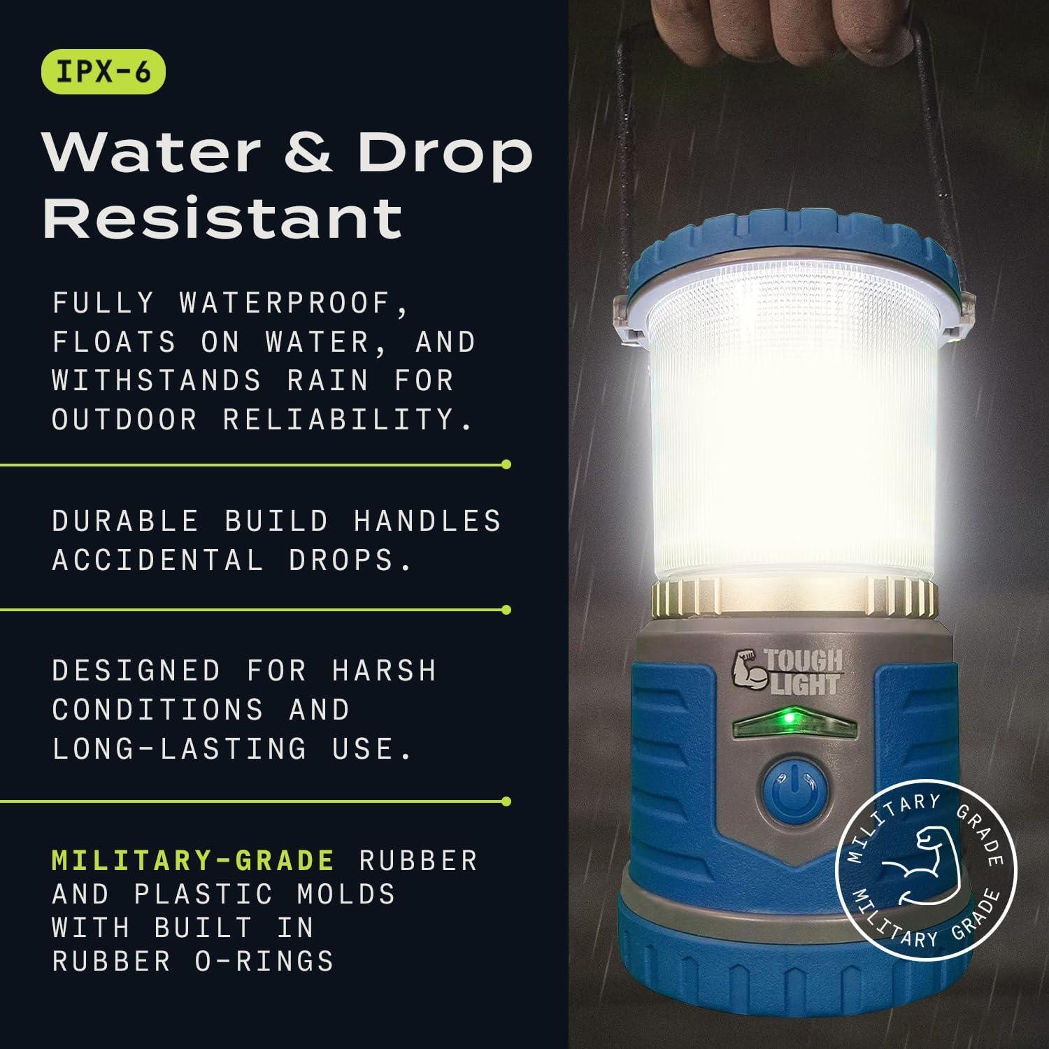 Linterna de Camping Tough Light 400 Lúmenes Recargable USB