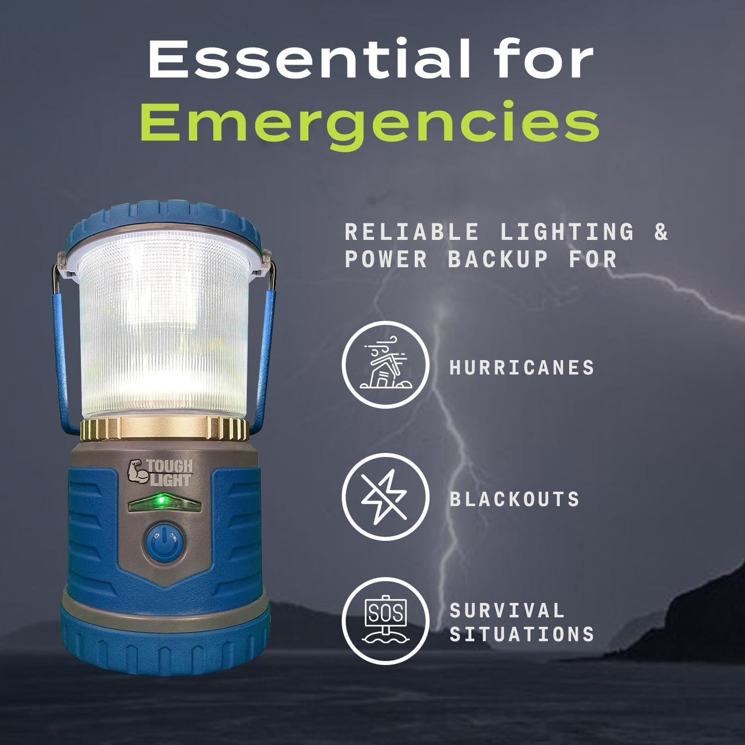 Linterna de Camping Tough Light 400 Lúmenes Recargable USB