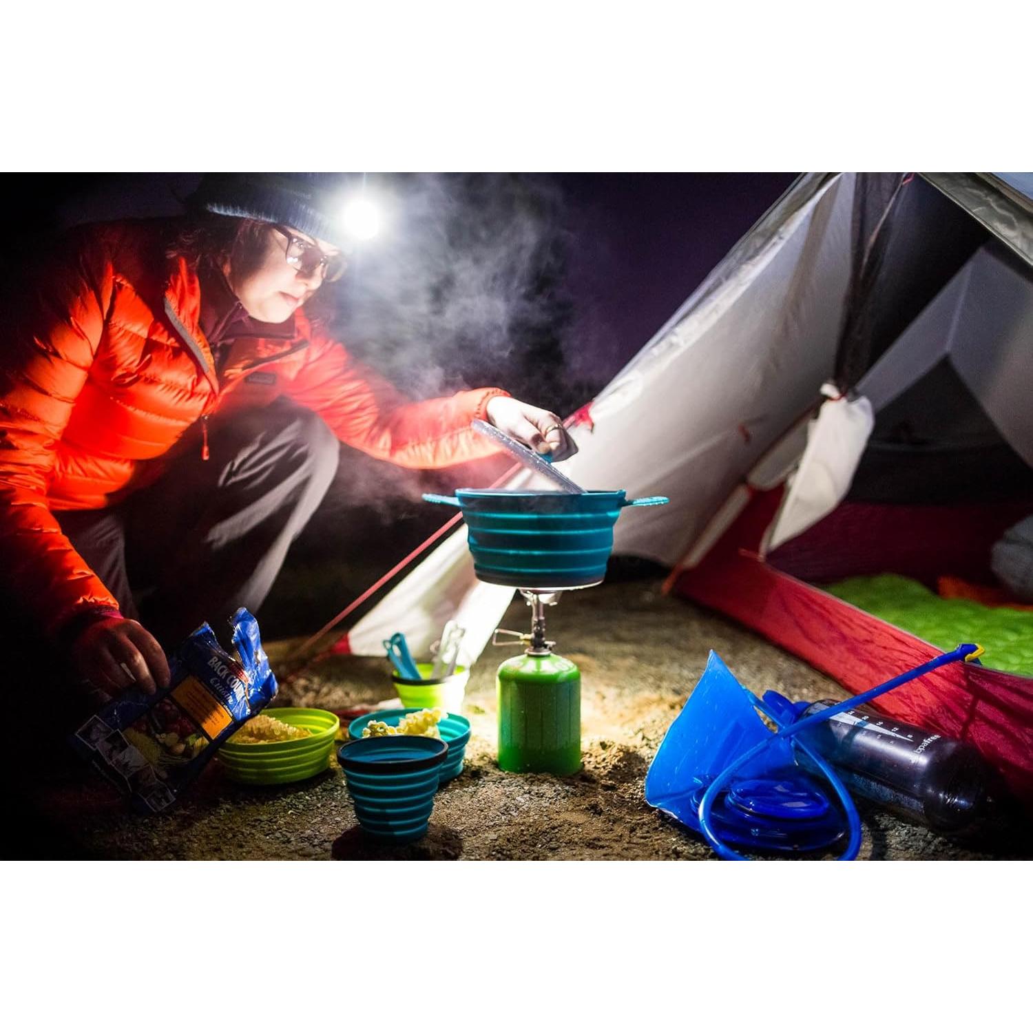 Linterna Frontal Recargable BLITZU i8 Rosa 500 Lúmenes