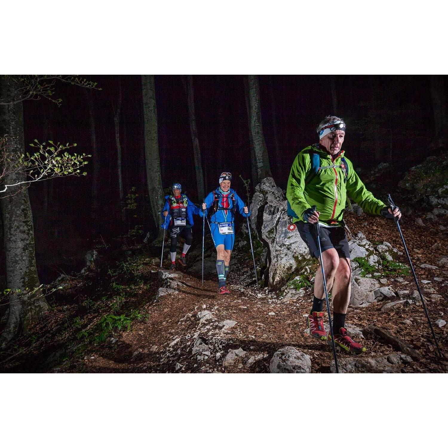 Linterna Frontal Recargable BLITZU i8 Rosa 500 Lúmenes