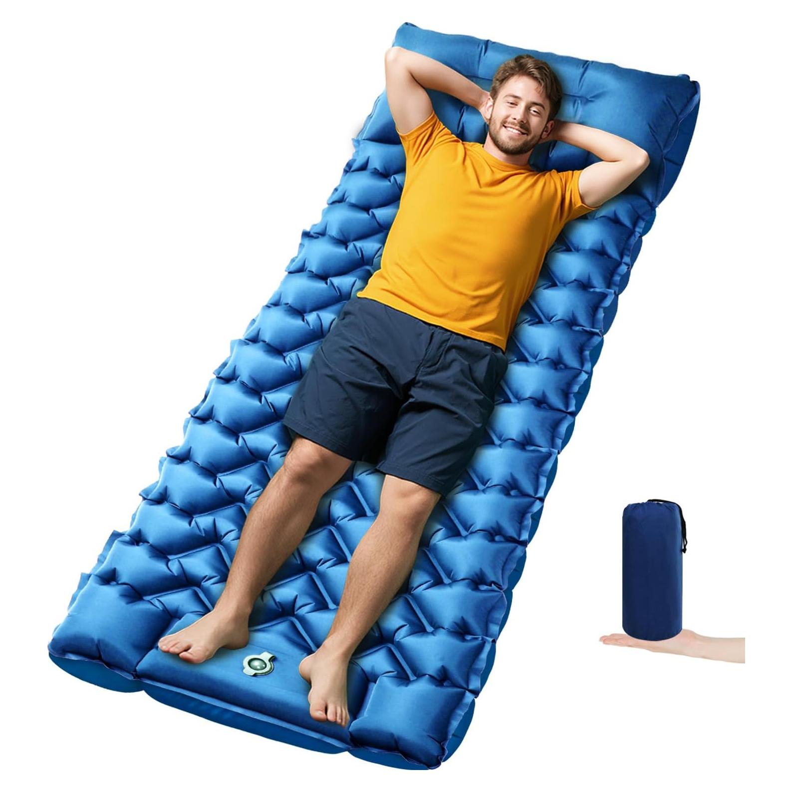 Colchoneta Inflable Oramoose SD-03 para Camping 200x70 cm