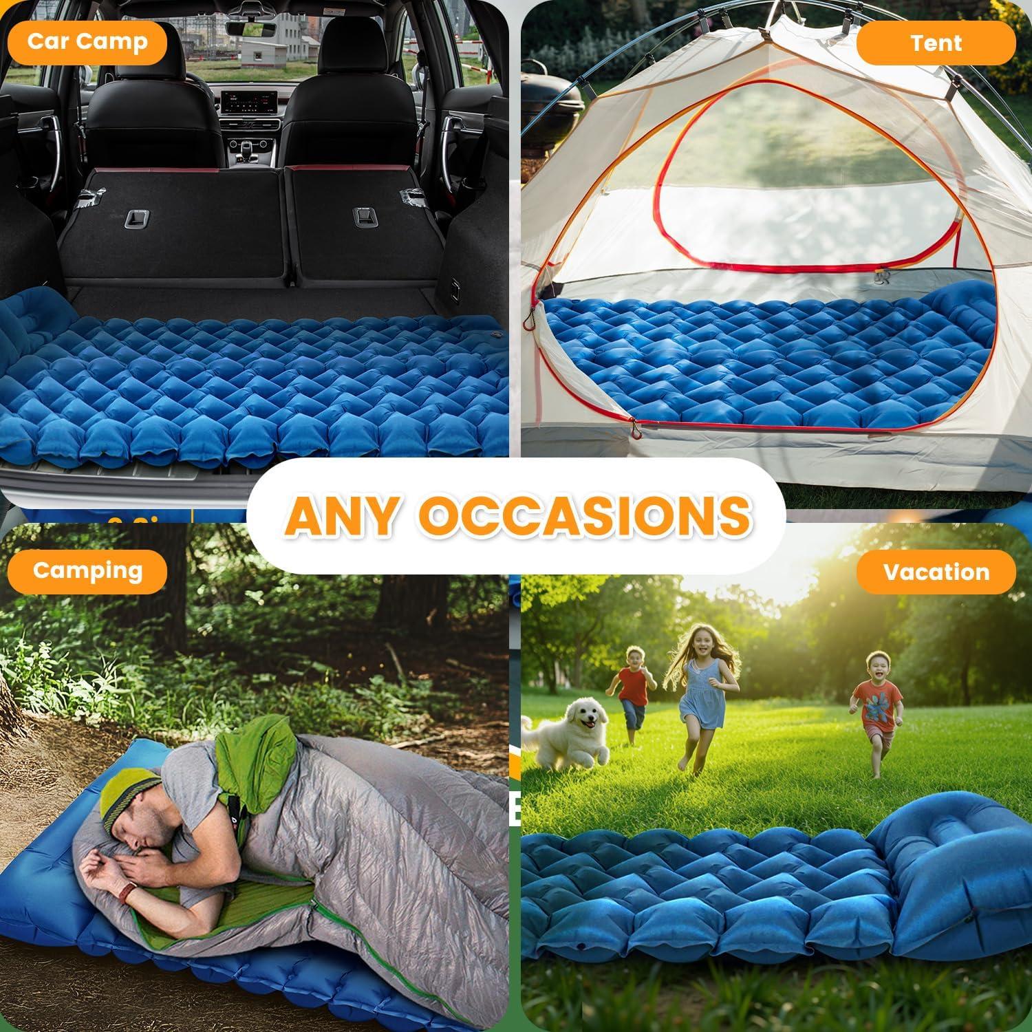 Colchoneta Inflable Oramoose SD-03 para Camping 200x70 cm