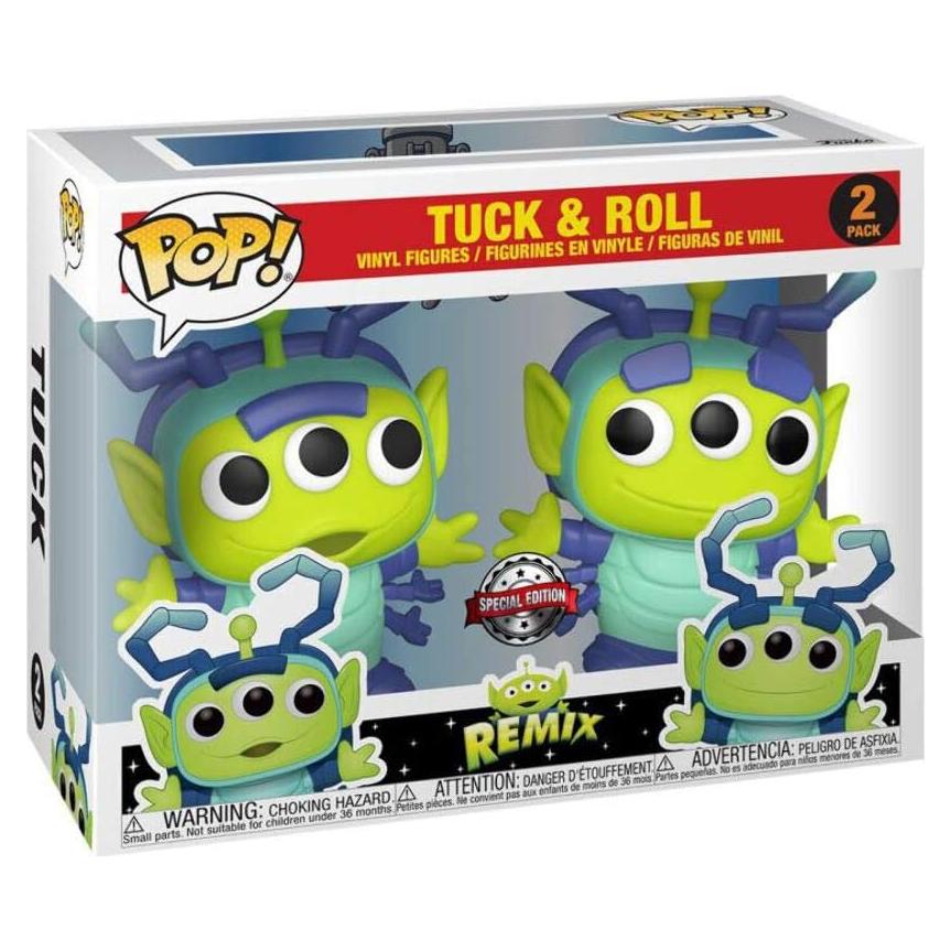 Funko Pop! Disney: Pixar - 2 Pack Alien As Tuck & Roll - Collectable Vinyl Figure - Gift Idea - Official Merchandise - Toys for Kids & Adults - Movies Fans - Model Figure for Collectors and Display