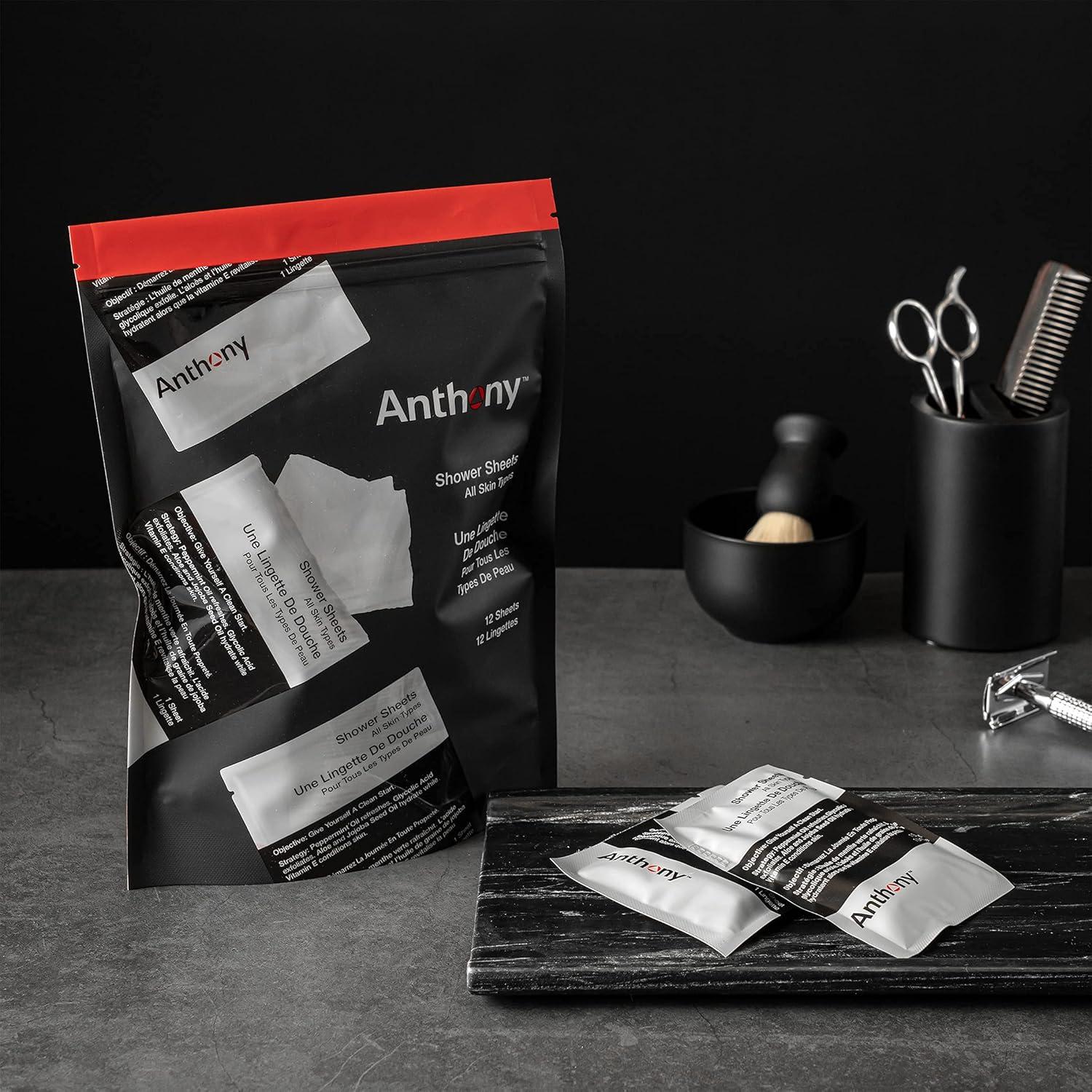 Toallitas Corporales Anthony 12 Unidades Sin Enjuague