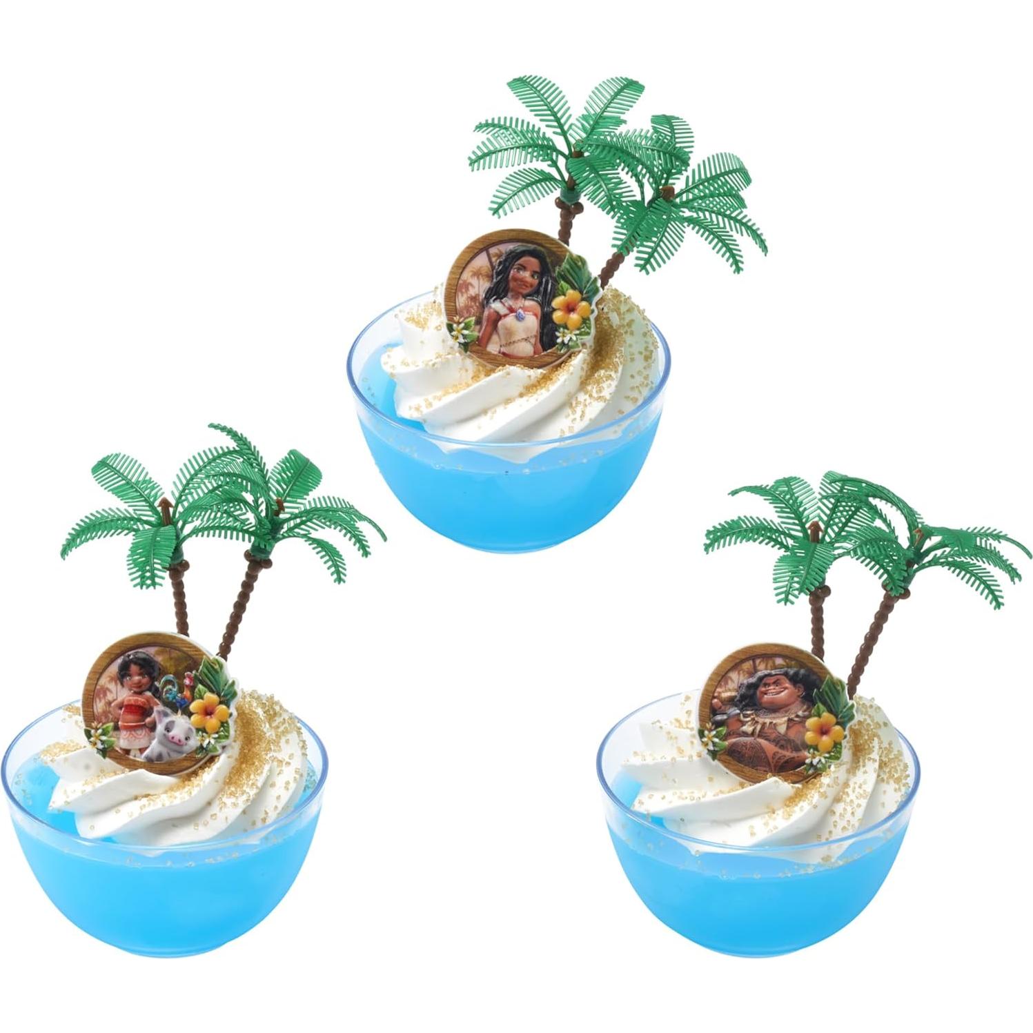 DecoPac Decoraciones para Cupcakes Moana - 24 Anillos