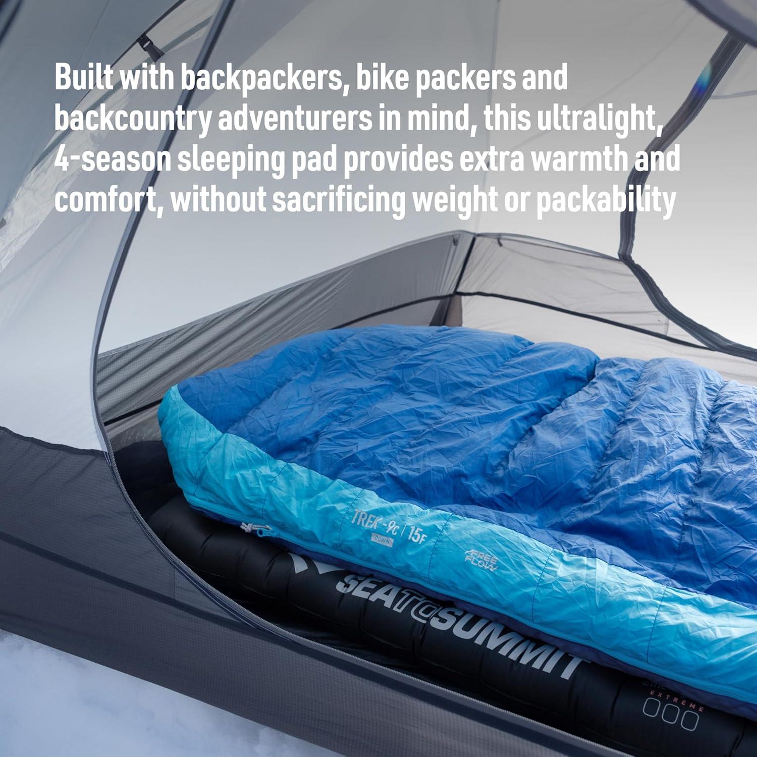 Sea to Summit Ether Light XR Pro Insulated Sleeping Pad, Tapered - Small (66 x 21.5 x 4 inches)