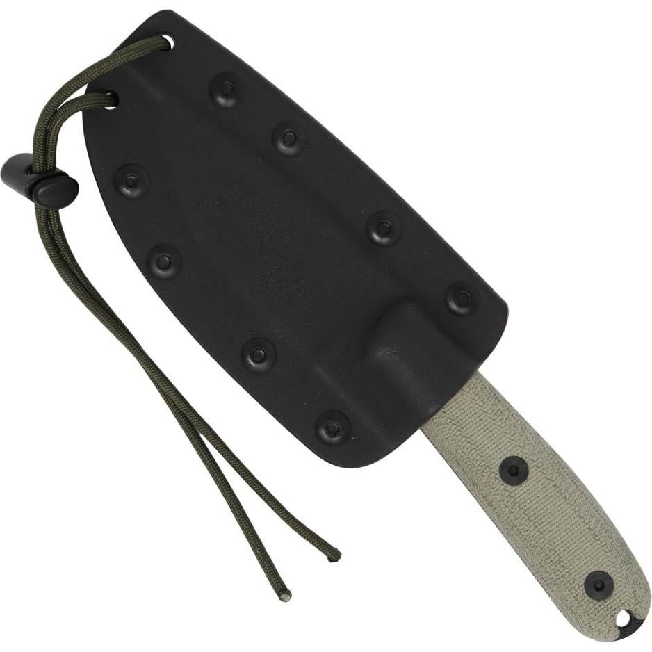 Cuchillo de Hoja Fija ESEE 3HM con Funda Kydex Negra