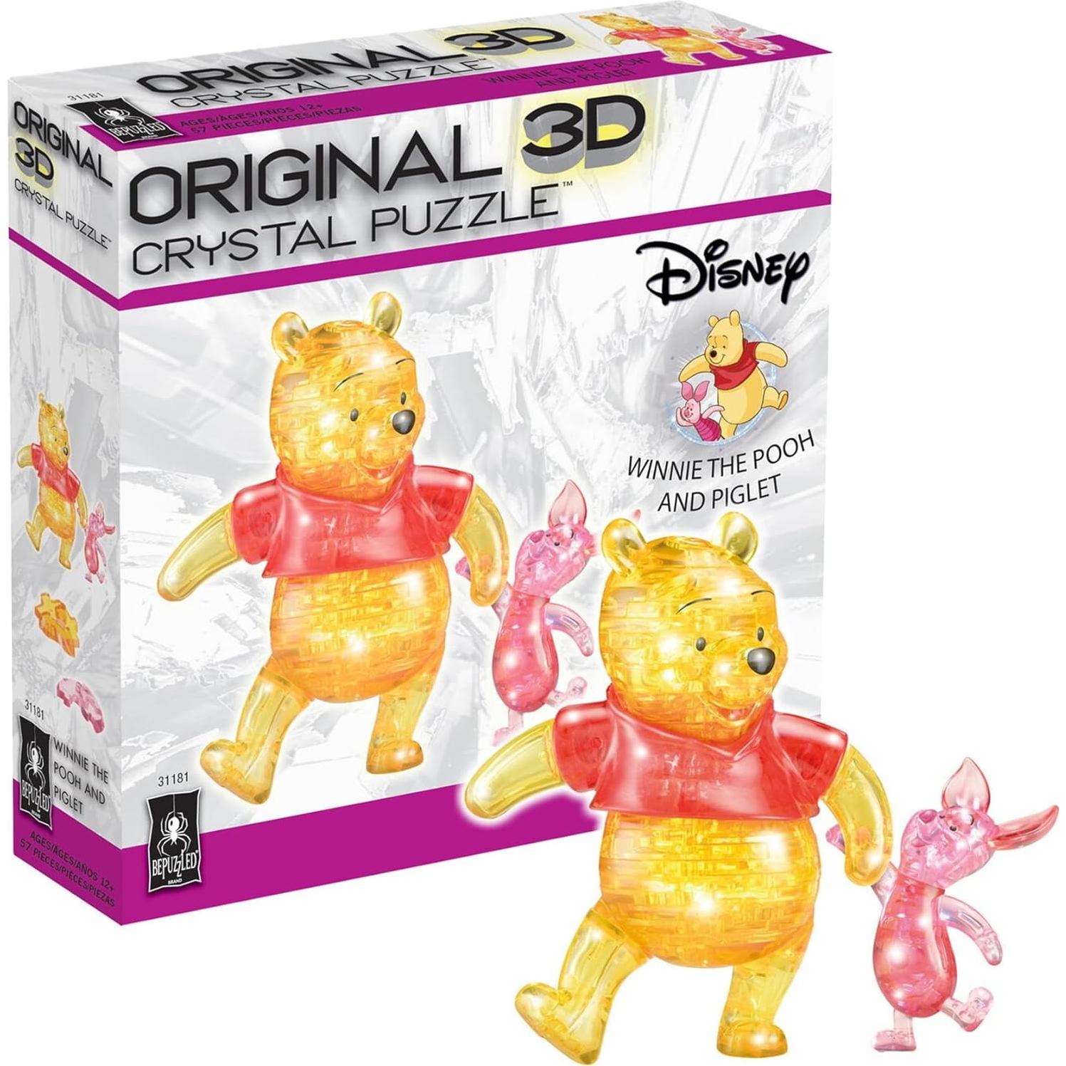 Rompecabezas 3D Crystal BePuzzled Winnie Pooh 18.42cm