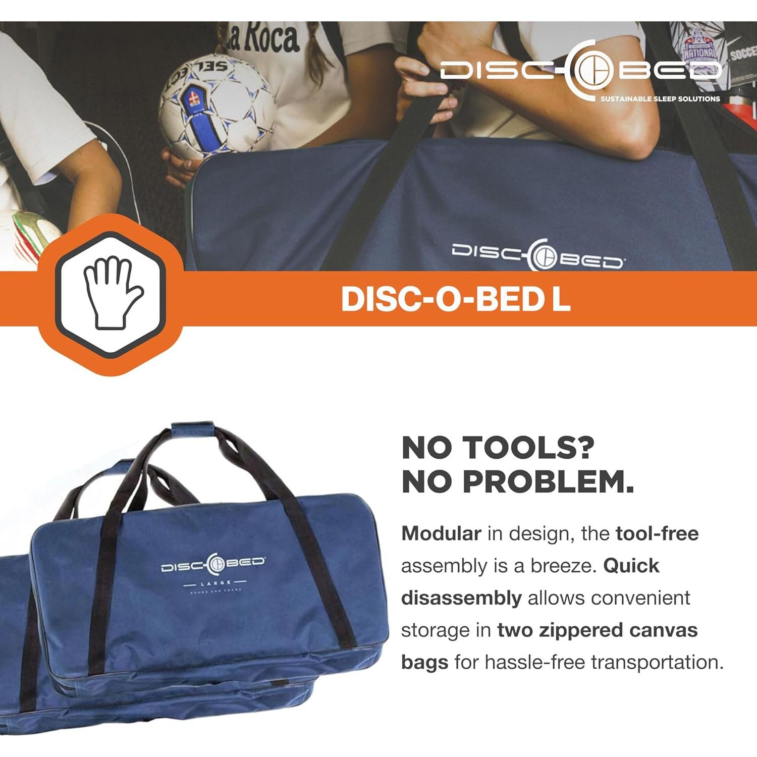 Banco Convertible Disc-O-Bed Marino para 2 Personas