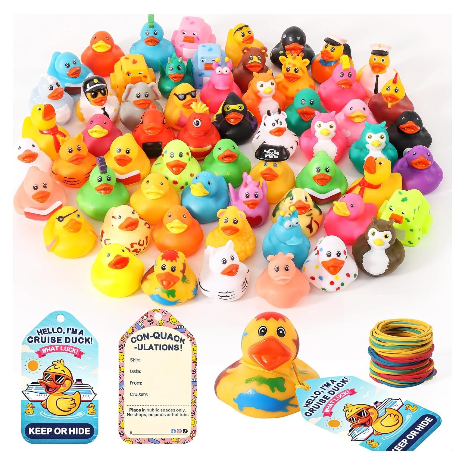 Kit de 90 Patitos de Goma para Crucero ANGGIKO - Juguetes y Etiquetas