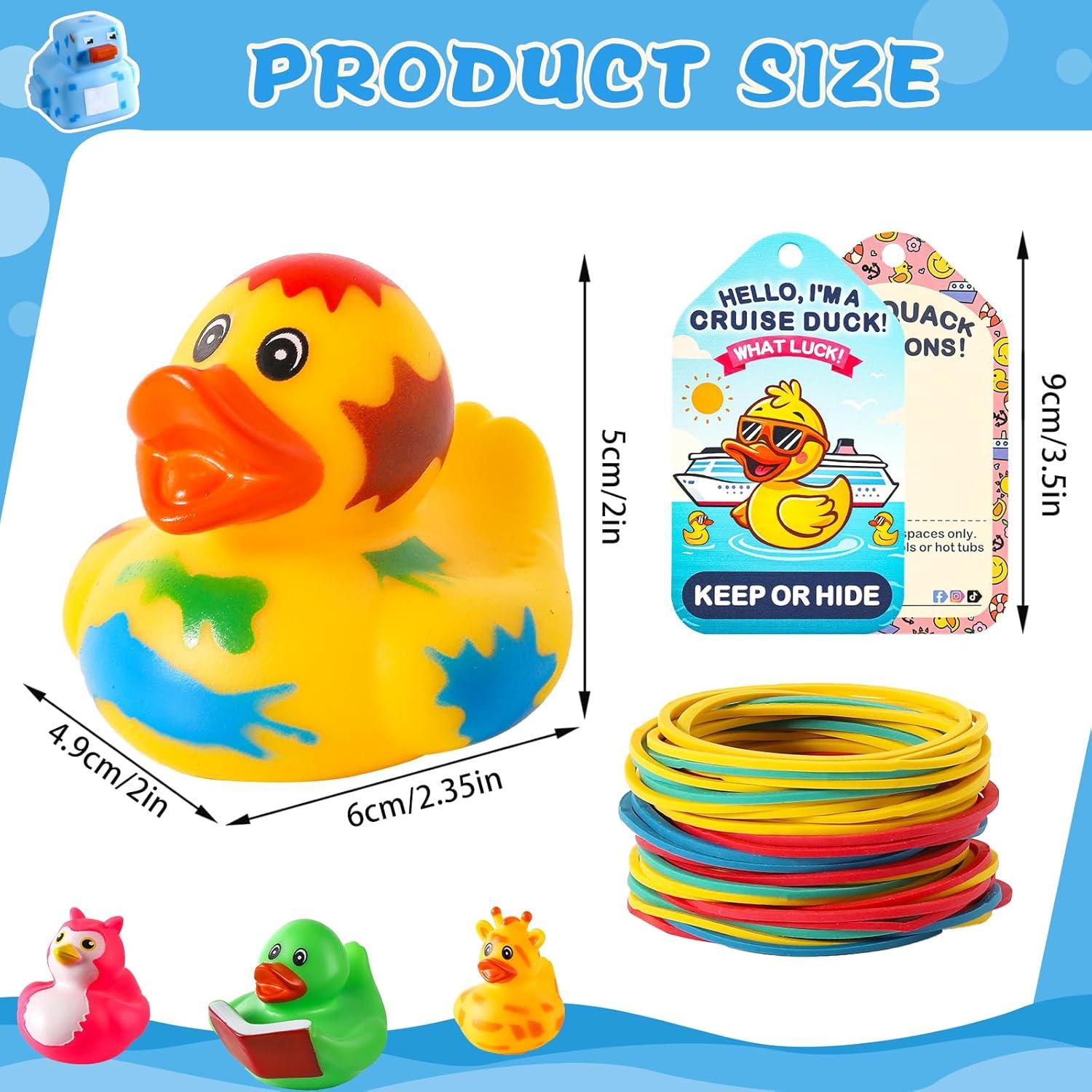 Kit de 90 Patitos de Goma para Crucero ANGGIKO - Juguetes y Etiquetas