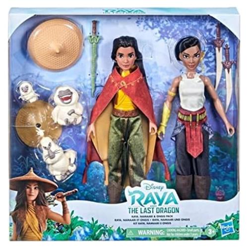 Juego de Figuras Disney Raya y el Último Dragón Hasbro 10 Piezas