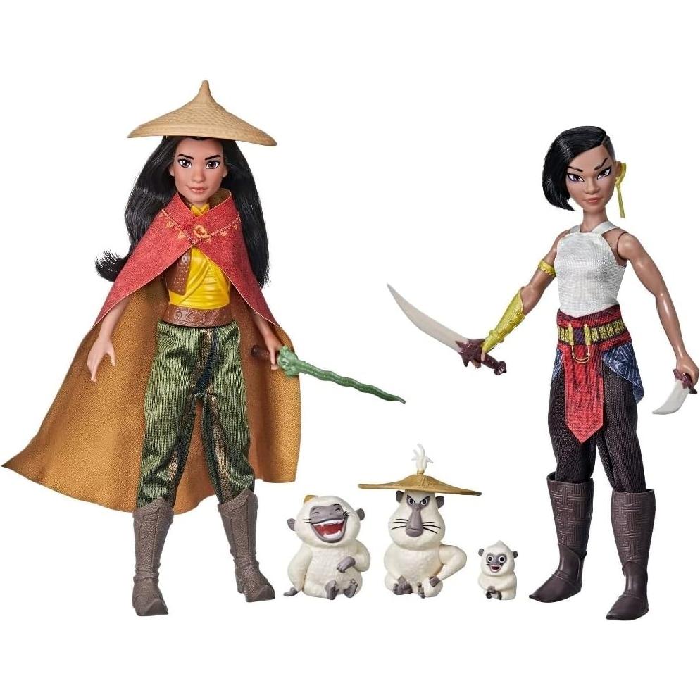 Juego de Figuras Disney Raya y el Último Dragón Hasbro 10 Piezas
