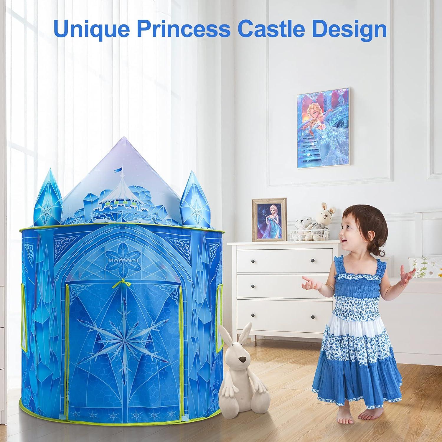 Tienda de Juego Castillo de Hielo Hamdol Azul 139x134 cm