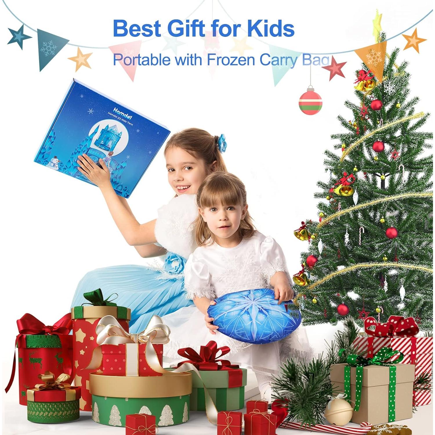 Tienda de Juego Castillo de Hielo Hamdol Azul 139x134 cm