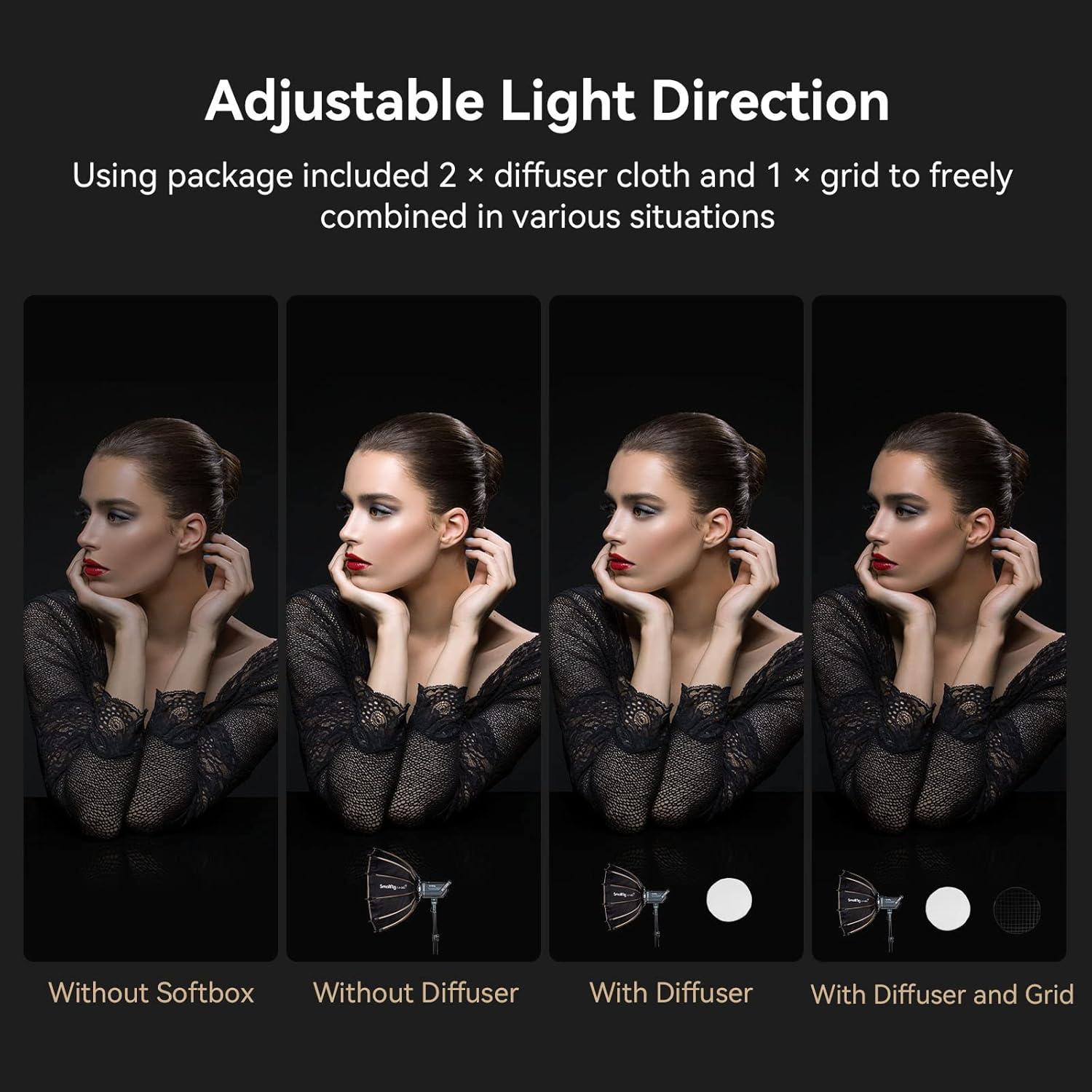 Softbox Parabólico SMALLRIG LA-D65 65cm Liberación Rápida