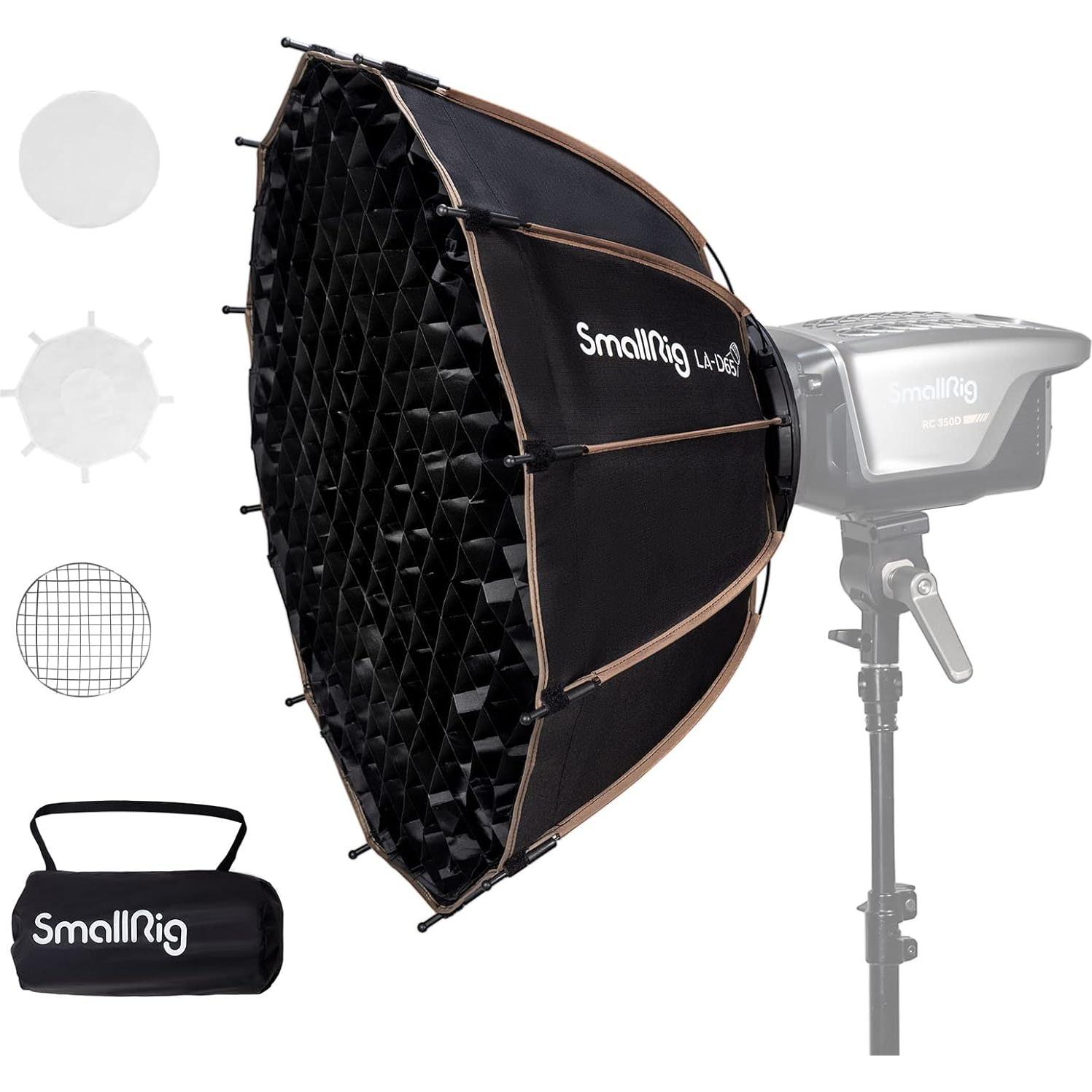 Softbox Parabólico SMALLRIG LA-D65 65cm Liberación Rápida