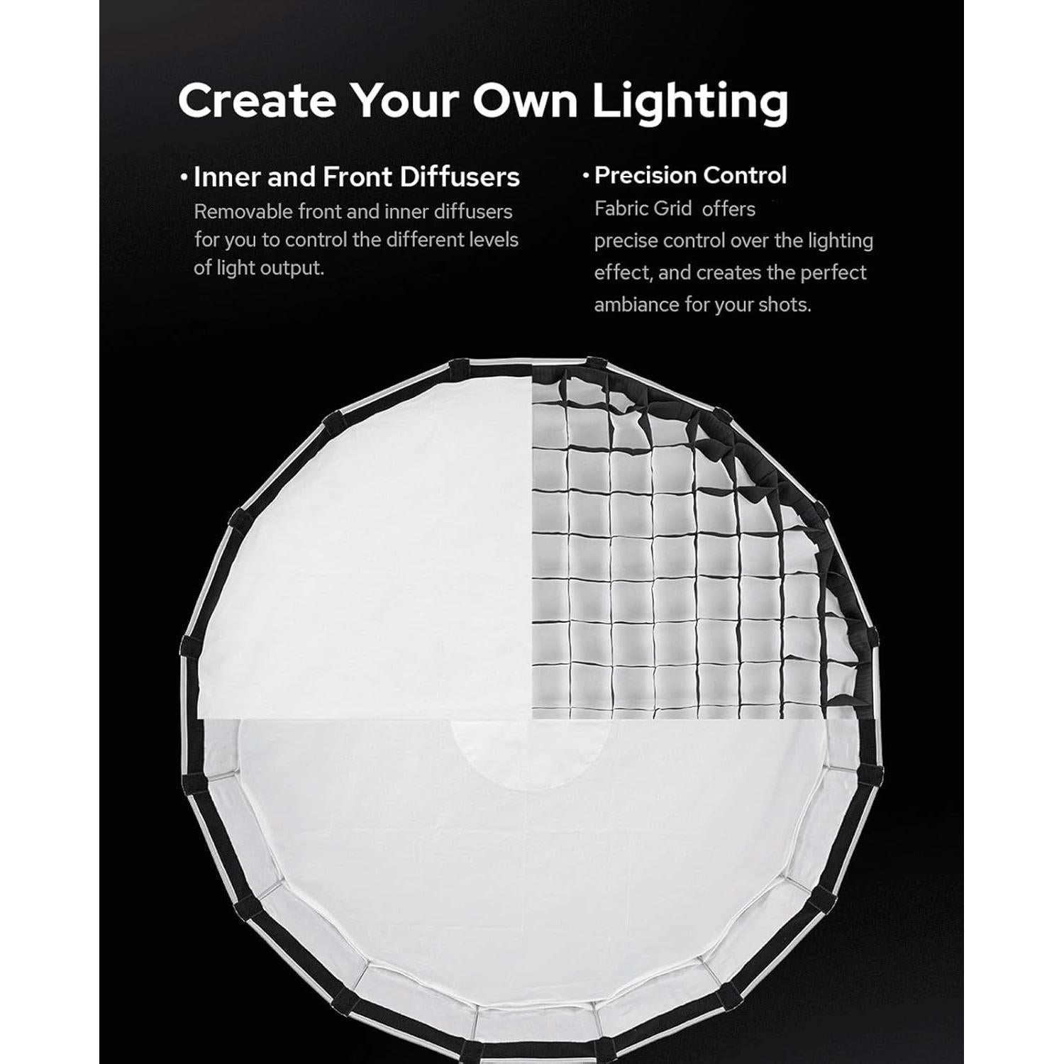 Paraguas Softbox Godox S85T 85 cm Liberación Rápida