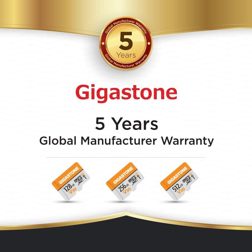 GIGASTONE 128GB Micro SD Card 2-Pack UHS-I V30 4K 95MB/s