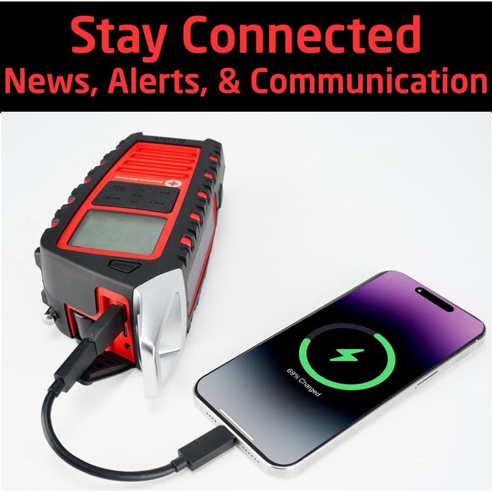 Radio Meteorológica Eton Odyssey Adventure con Manivela y Bluetooth