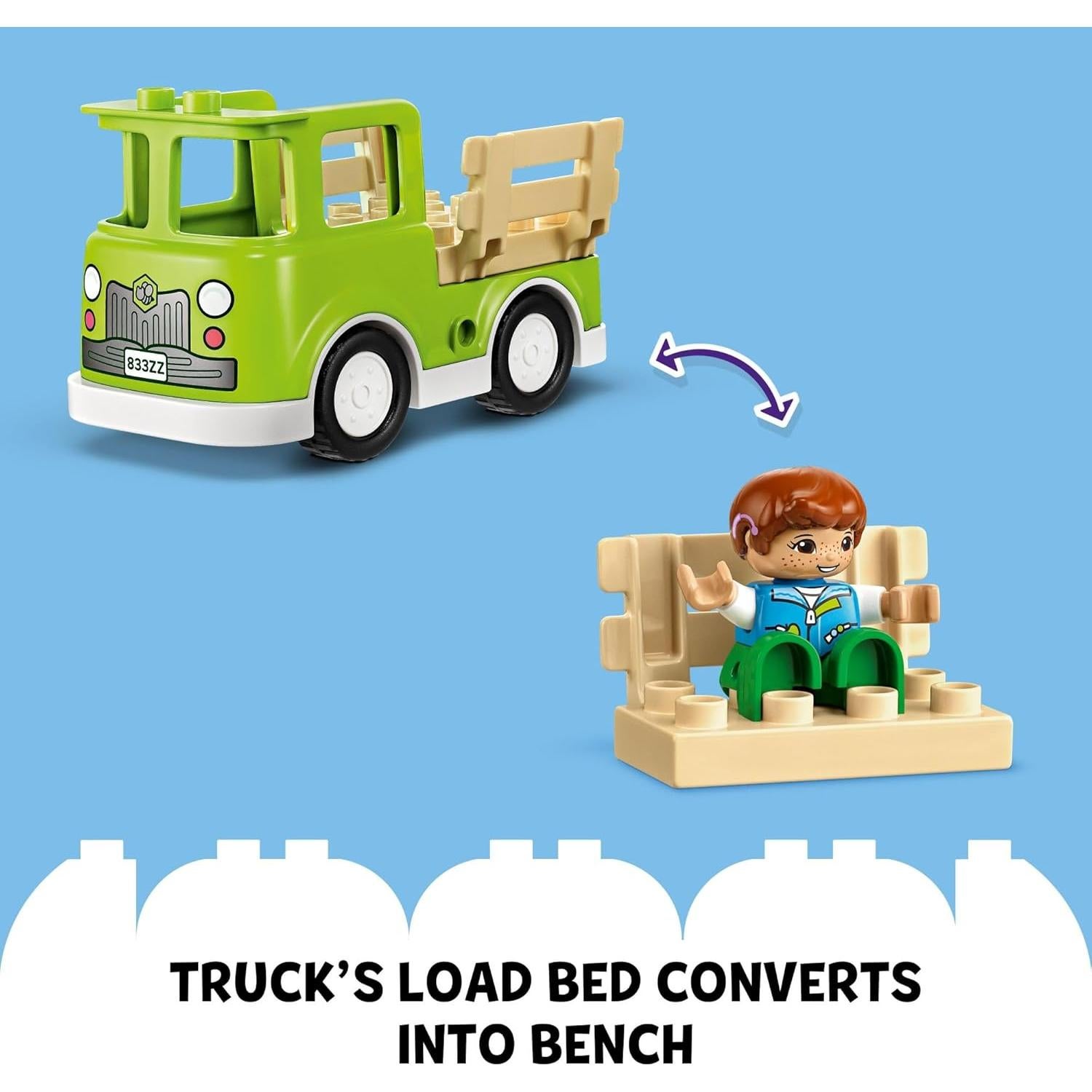 LEGO DUPLO Cuidado de Abejas y Colmenas Juguete Educativo