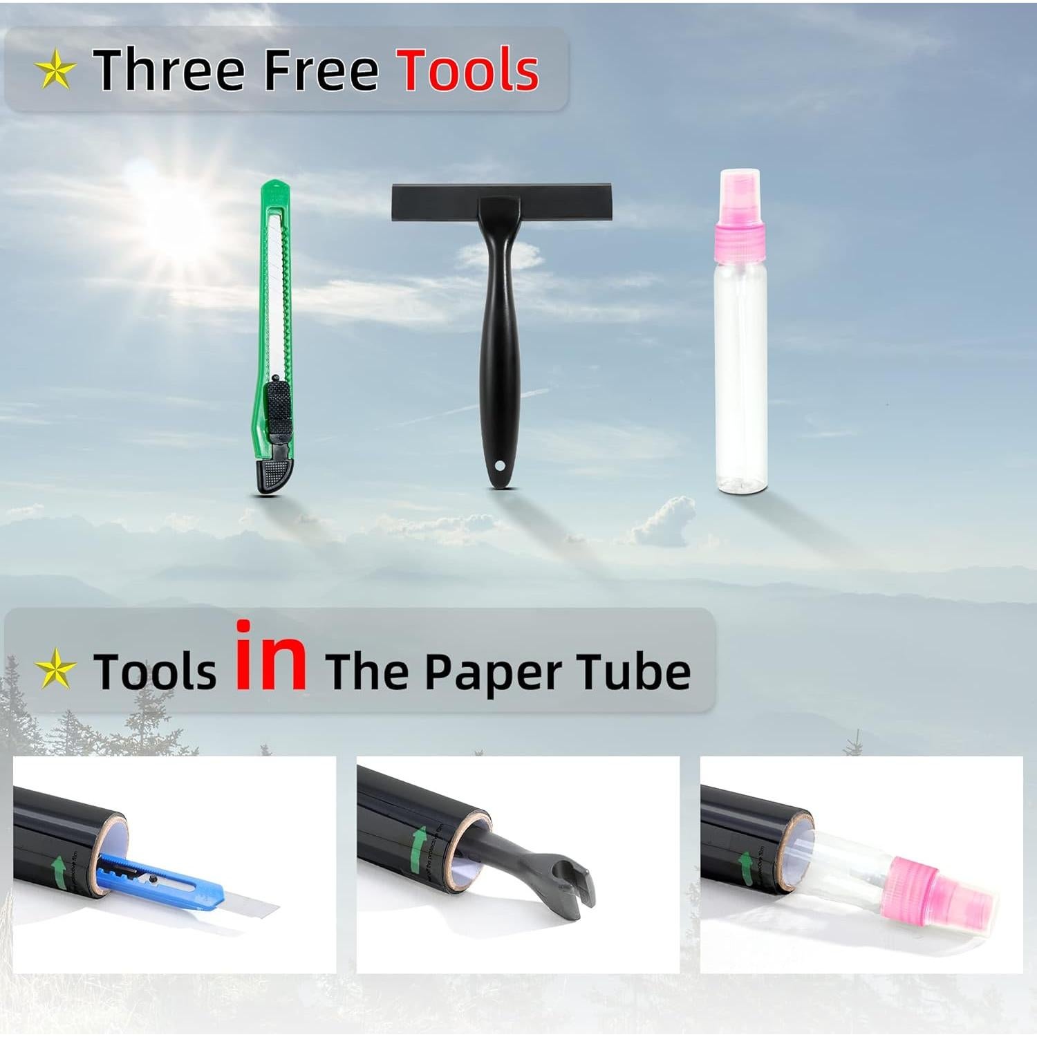 Película de Privacidad FuFin 44.45cm x 199.39cm Control UV 99%