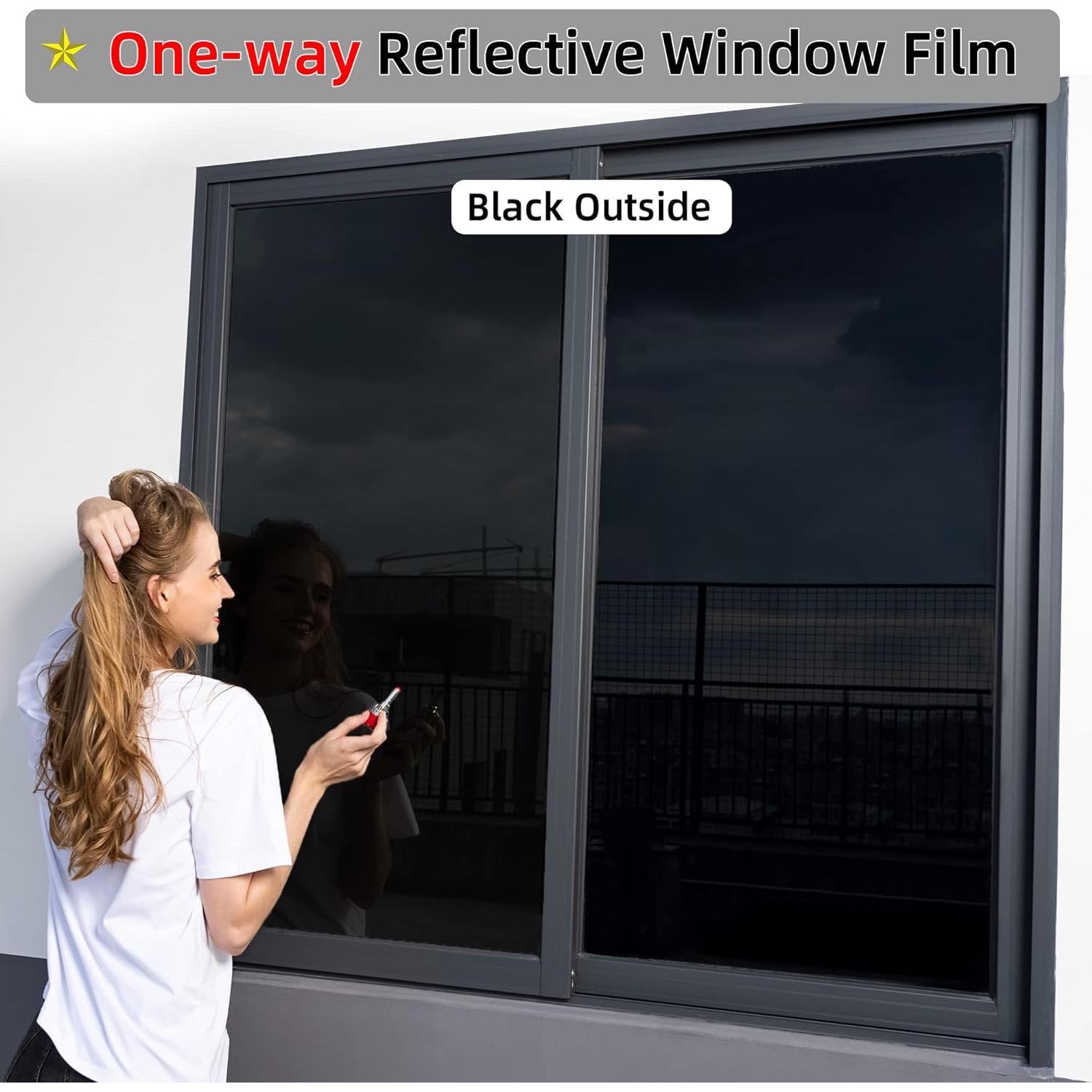 Película de Privacidad FuFin 44.45cm x 199.39cm Control UV 99%