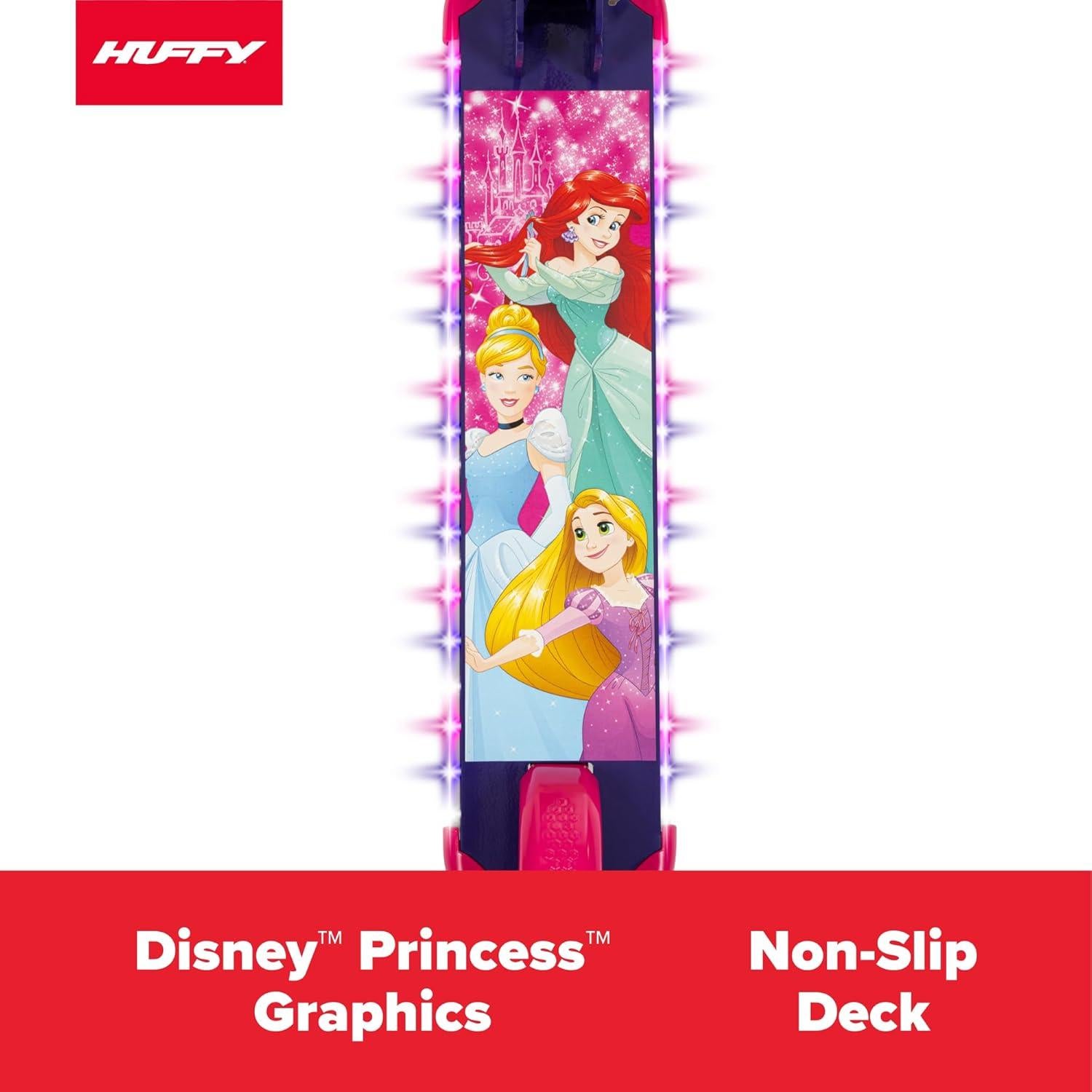 Patinete Huffy Princesa Disney con Luces LED 1.90 kg