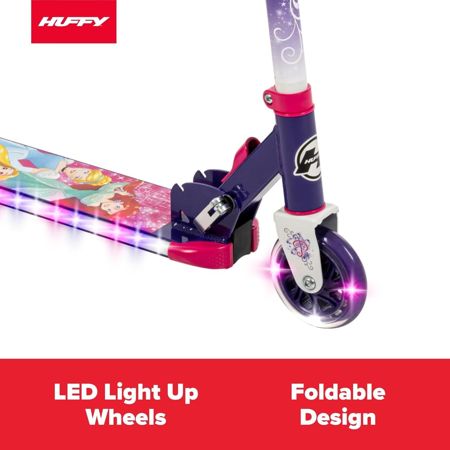 Patinete Huffy Princesa Disney con Luces LED 1.90 kg