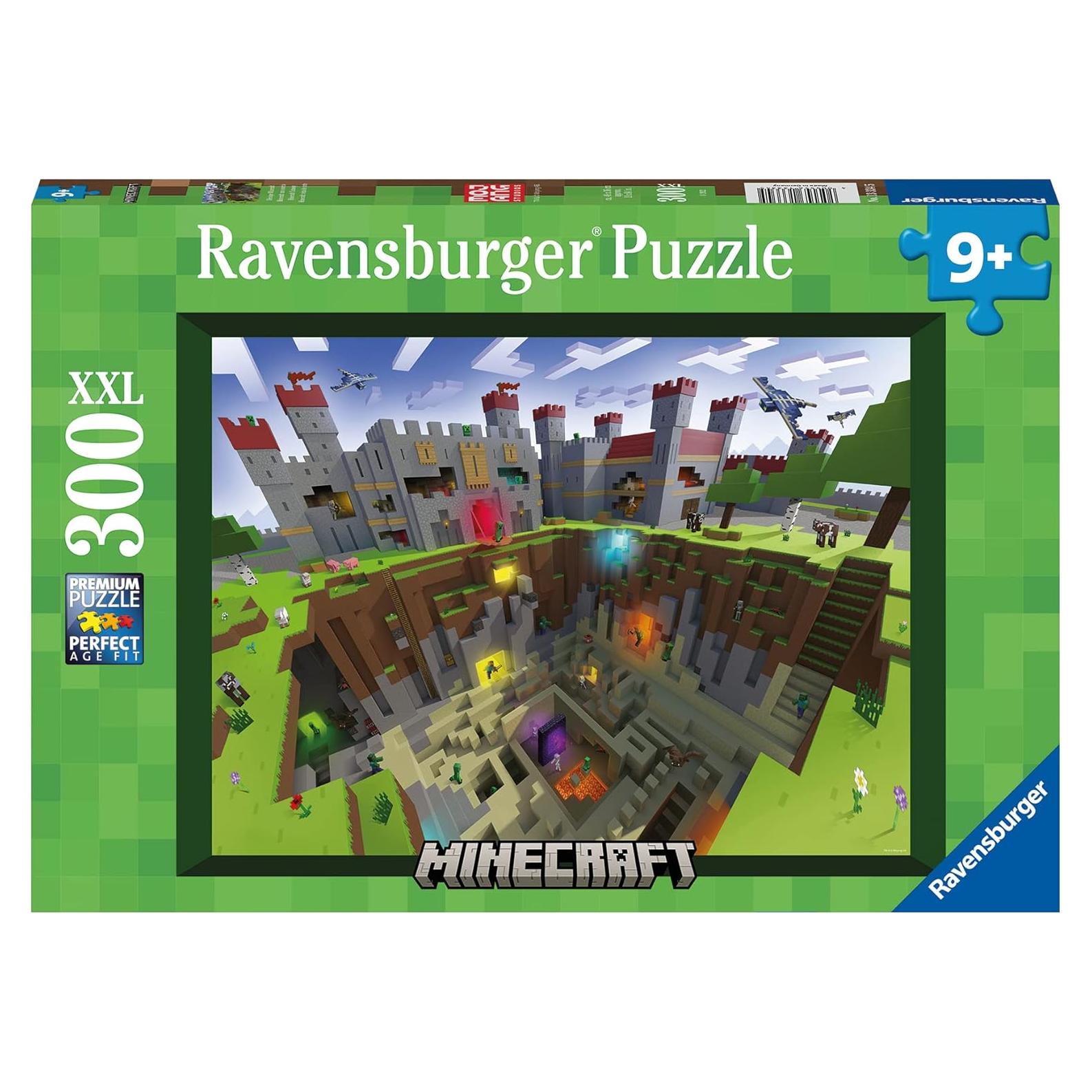 Rompecabezas Ravensburger Minecraft Corte 300 Piezas XXL