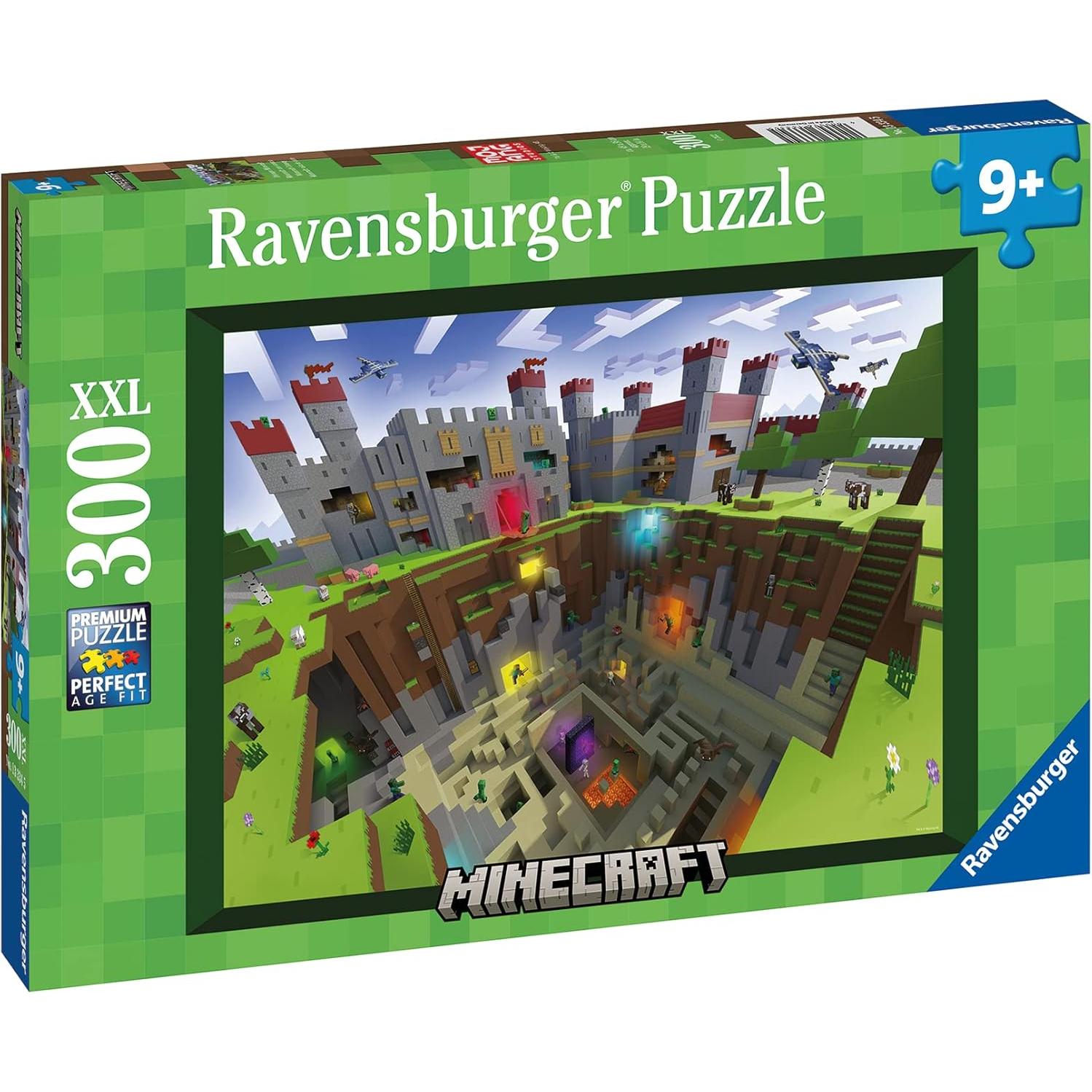 Rompecabezas Ravensburger Minecraft Corte 300 Piezas XXL