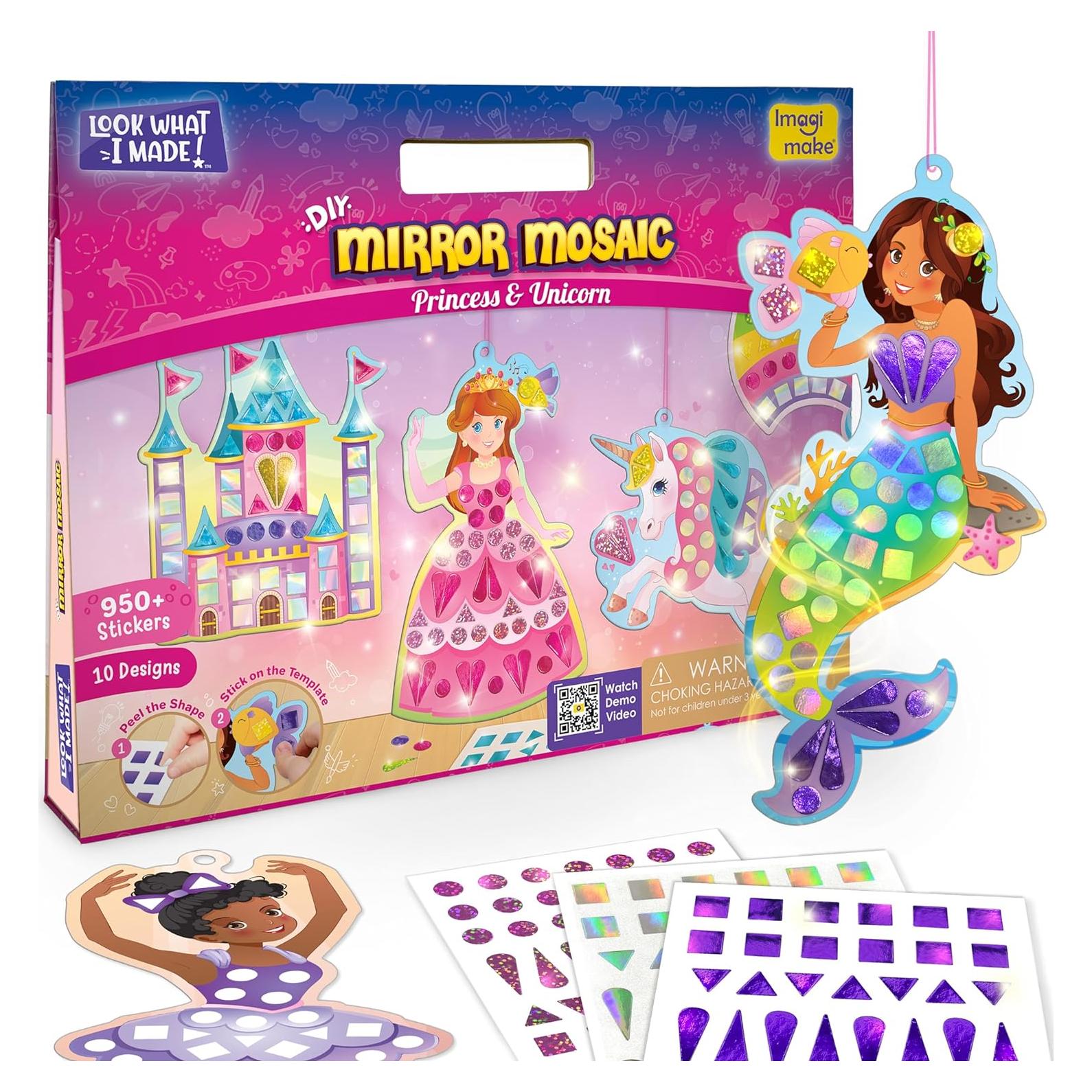 Kit de Manualidades Imagimake Espejo Mosaico Princesa Unicornio