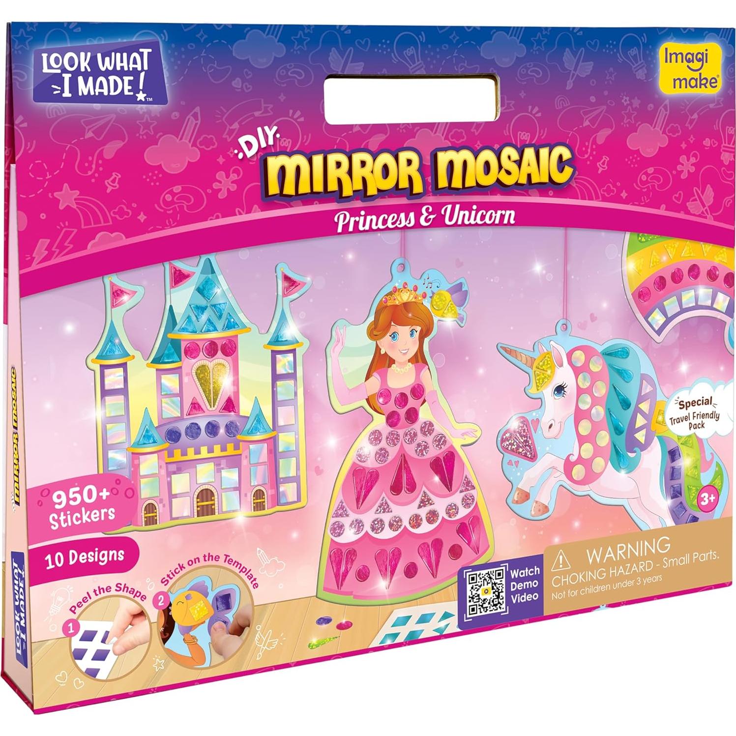 Kit de Manualidades Imagimake Espejo Mosaico Princesa Unicornio