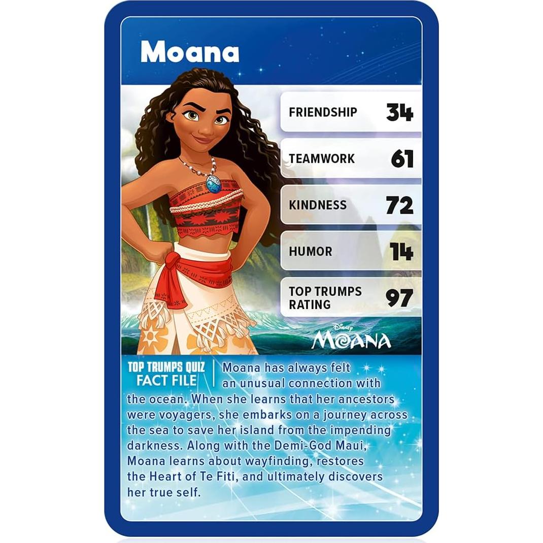 Juego de cartas Disney Top Trumps - Héroes, 33 cartas, 6+ años