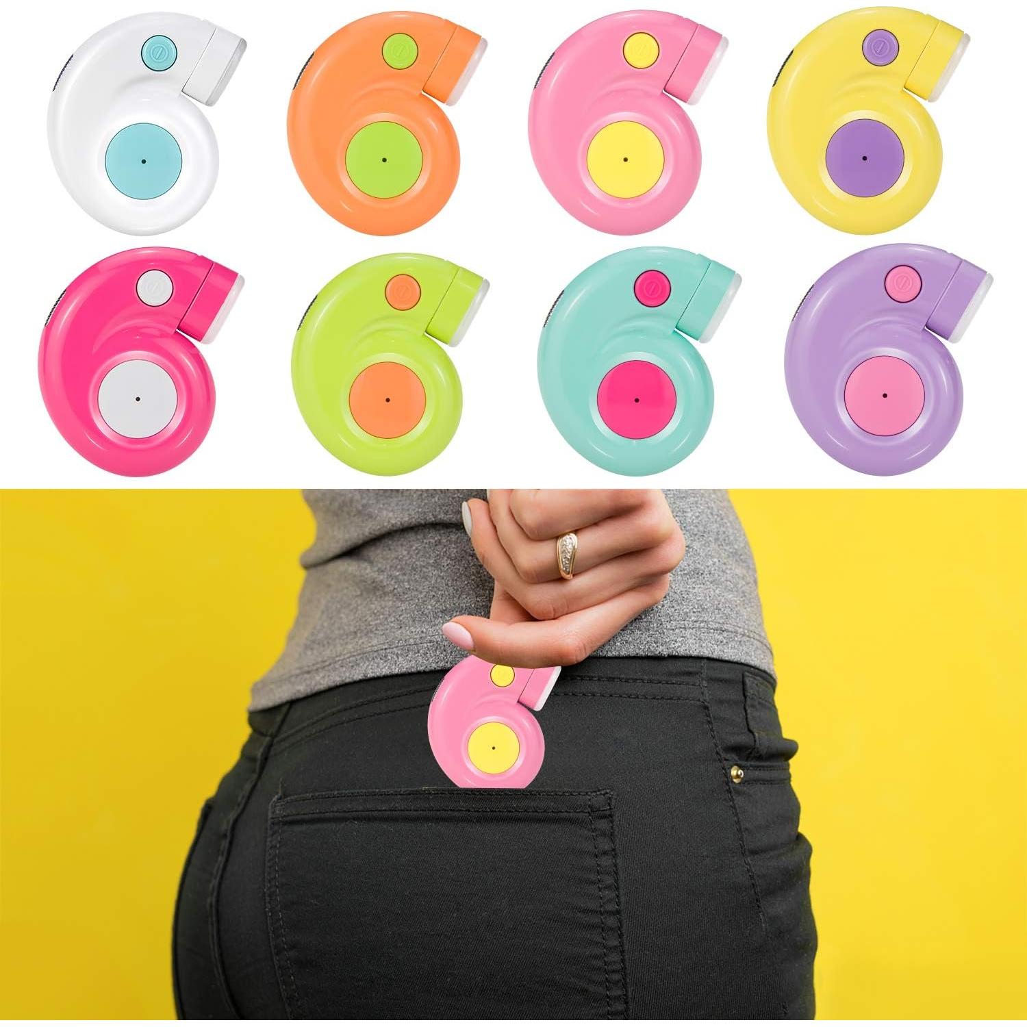 Luz de Lectura LED Recargable HONGUT Rosa con 3 Brillos