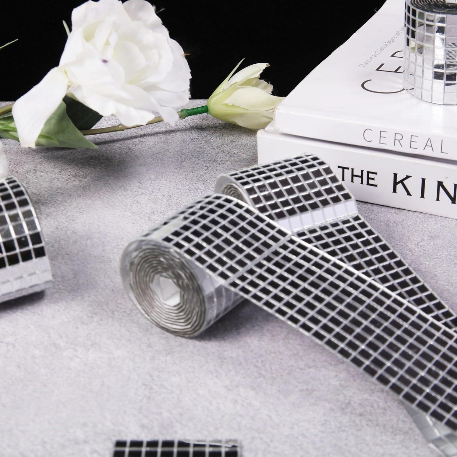 Azulejos de mosaico autoadhesivos FUNCSDIK 8000 piezas 5x5 mm