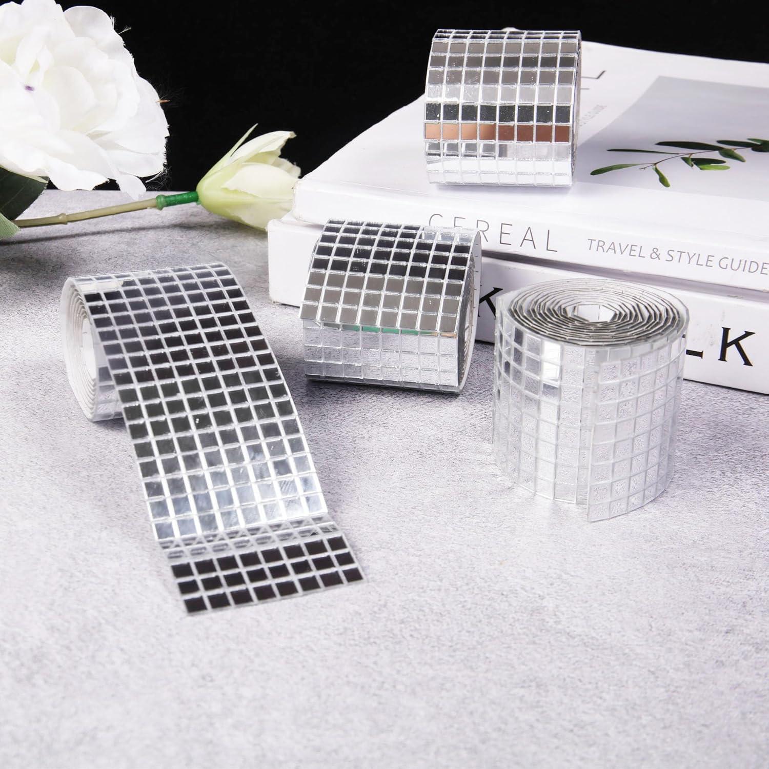 Azulejos de mosaico autoadhesivos FUNCSDIK 8000 piezas 5x5 mm